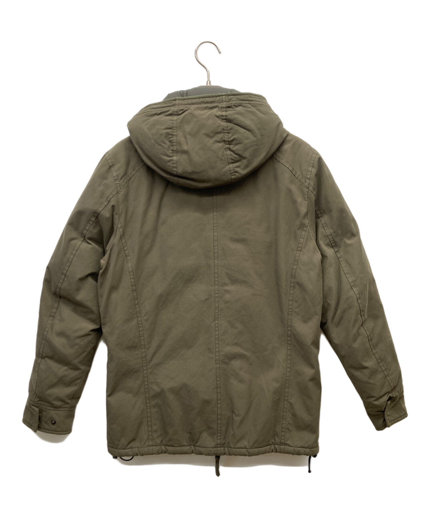 DUVETICA ダウンジャケット 44 オリーブグリーン DUVETICAオリーブグリーン ダウンジャケット フード付き
