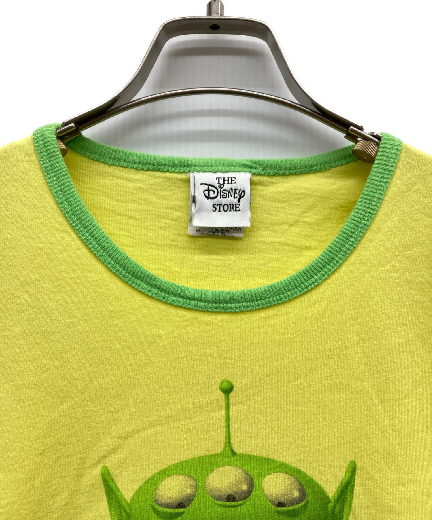中古・古着通販】DISNEY (ディズニー) リトルグリーンメン/リンガーT
