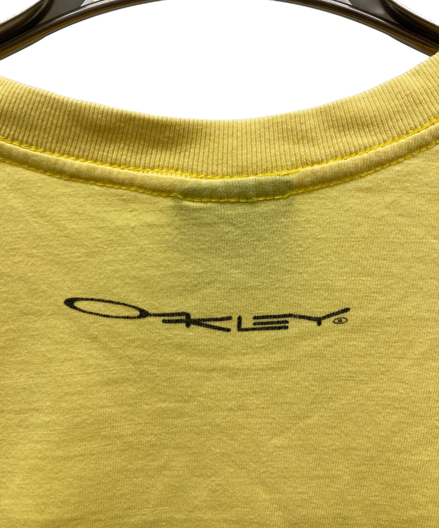 中古・古着通販】OAKLEY (オークリー) 00-90sプリントTシャツ イエロー