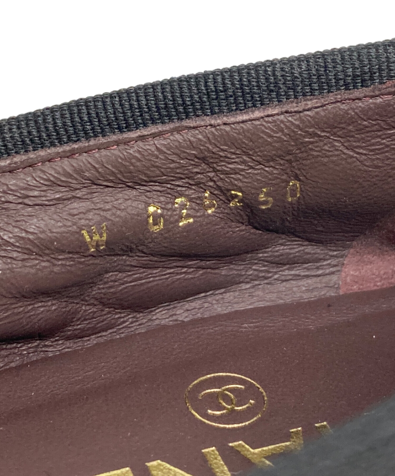 中古・古着通販】CHANEL (シャネル) ココマークトゥ マトラッセリボン