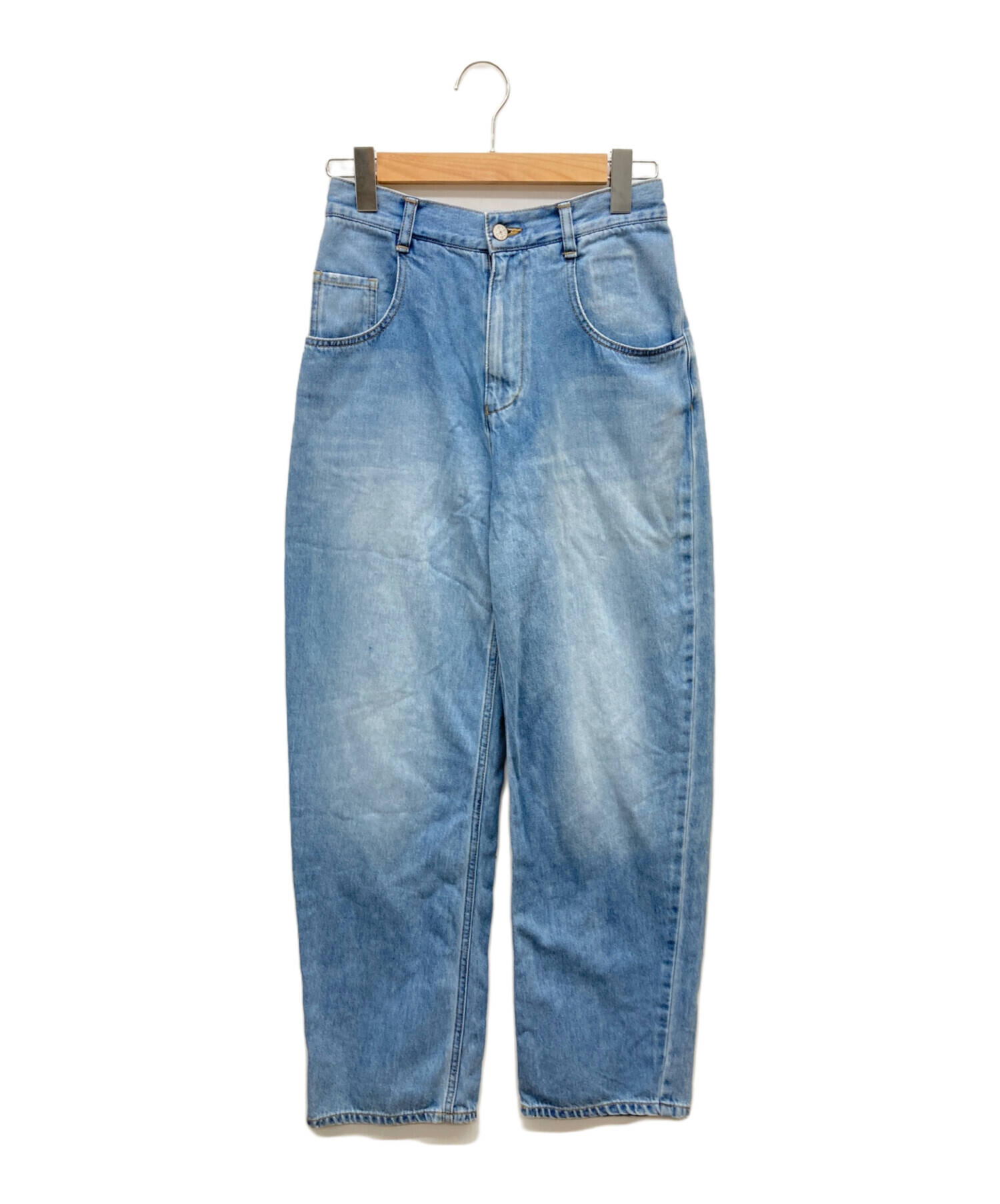 美品 yunahica（ユナヒカ）スタンダートデニムホワイト サイズ1 ほぼ日