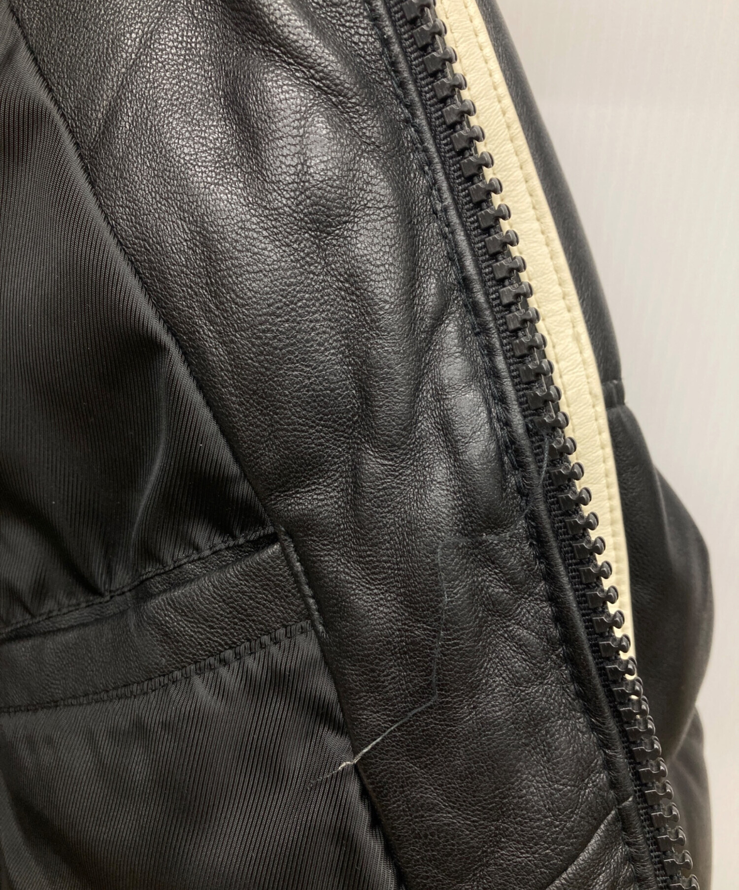 中古・古着通販】Schott (ショット) モーターサイクル ラムレザー