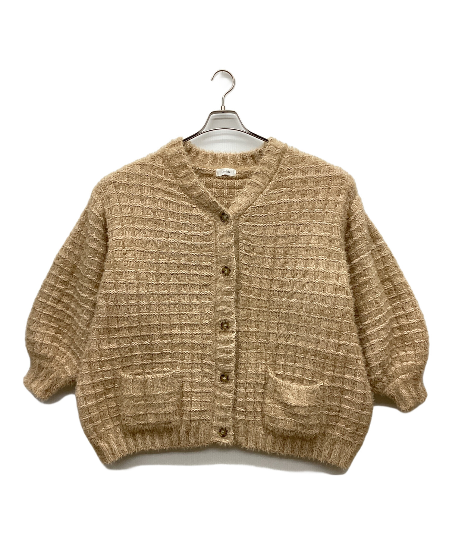 モールボリュームニットカーディガン ダーリッチ Darich ⚠️訳あり説明文必読 ダーリッチ Darich モールボリュームニットカーディガン