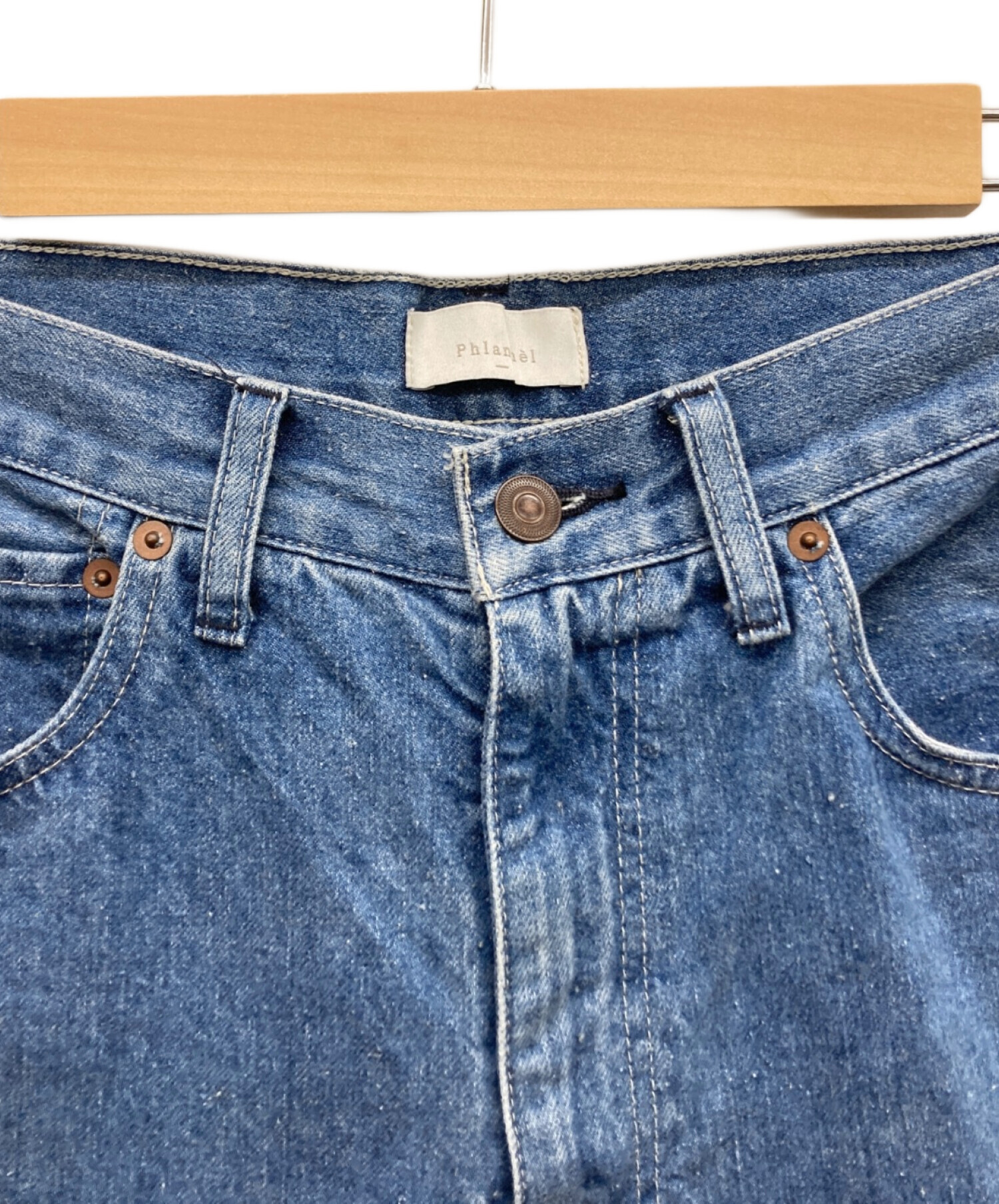 中古・古着通販】Phlannel (フランネル) Cotton Banana Denim Bleach