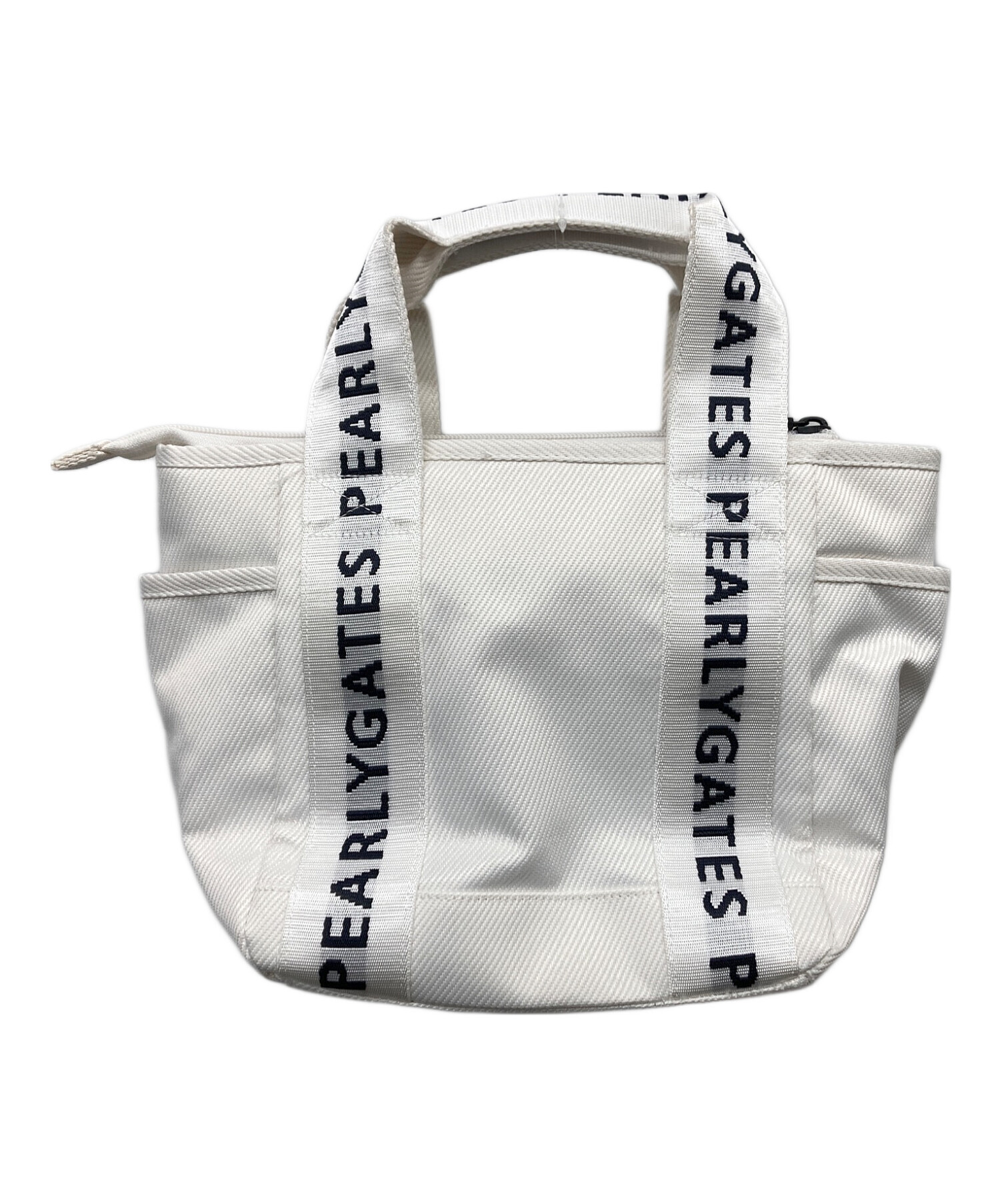 PEARLY GATES メッシュバッグ ホワイト 中古・古着通販】PEARLY GATES (パーリーゲイツ) ハンドバッグ