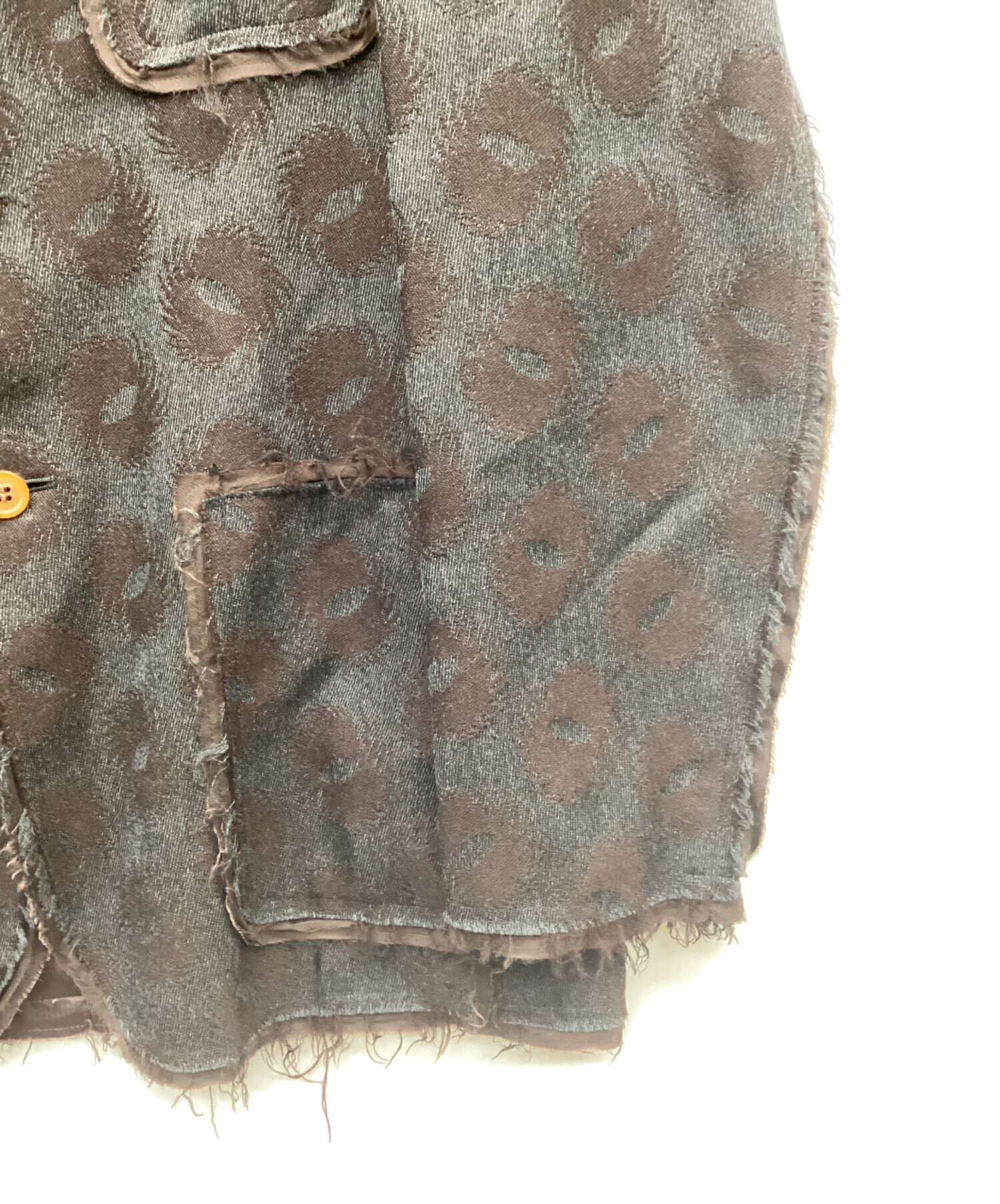 COMME des GARCONS AD2002 カットオフ ジャケット ファー 中古・古着通販】COMME des GARCONS HOMME PLUS