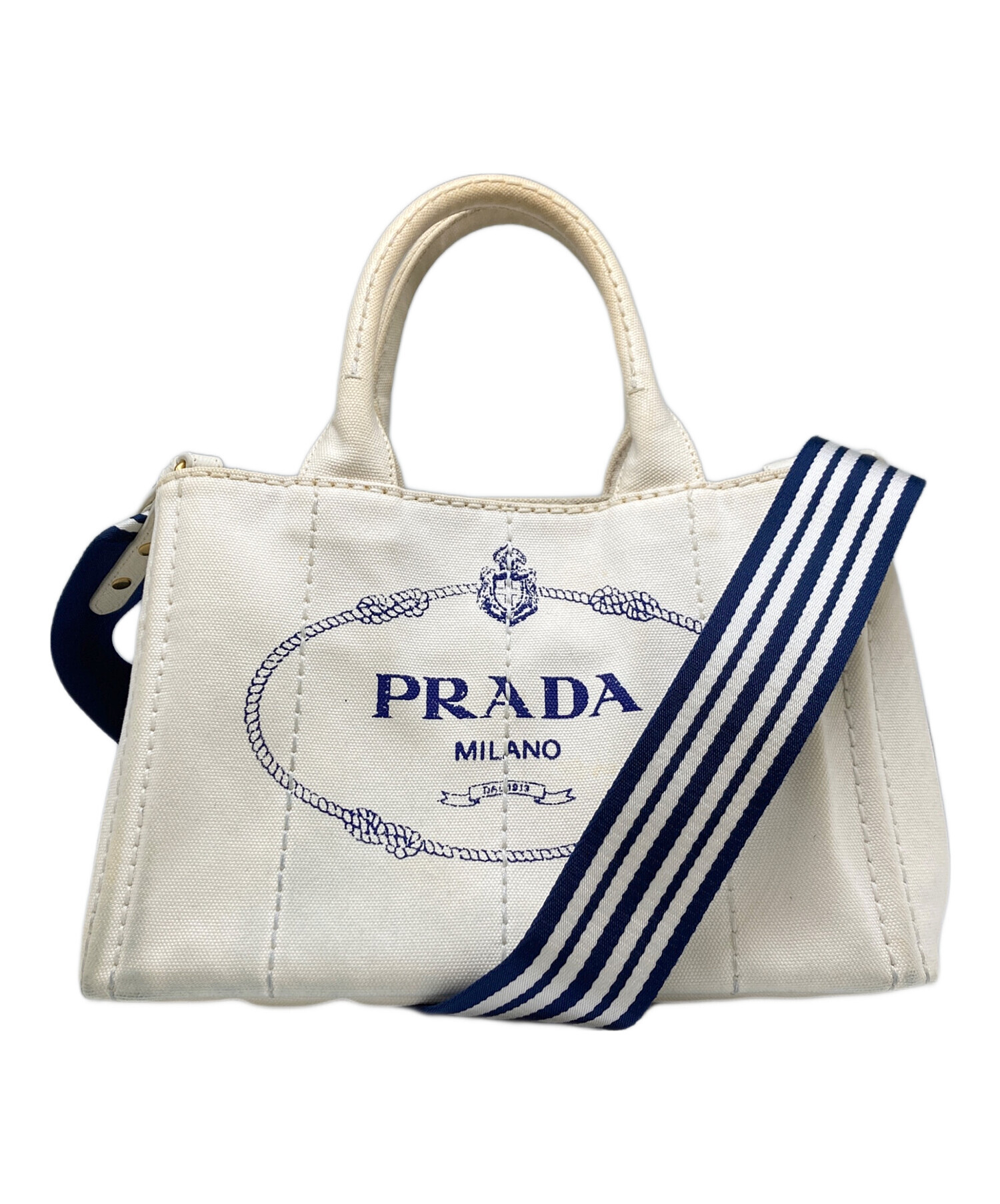 中古・古着通販】PRADA (プラダ) カナパ キャンバス2WAYバッグ 
