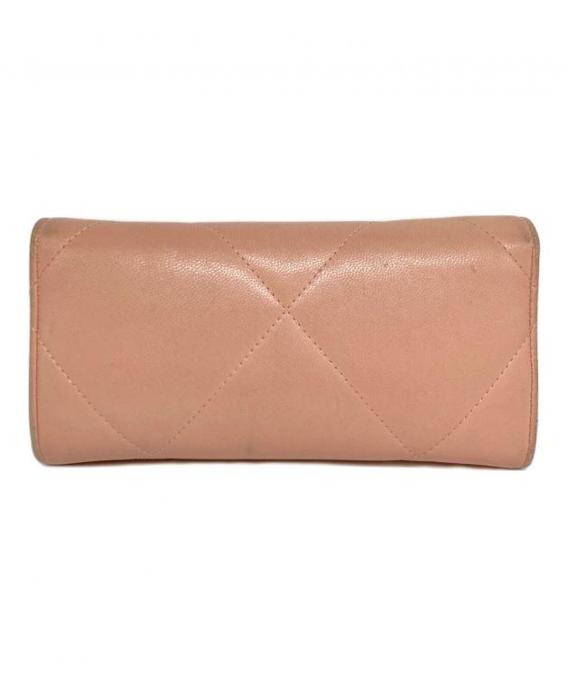 中古・古着通販】CHANEL (シャネル) 19 ロングフラップラムスキン