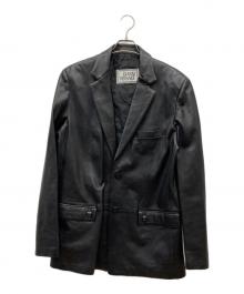 古着 レザー テーラードジャケット ブラック i-img1200x1200-