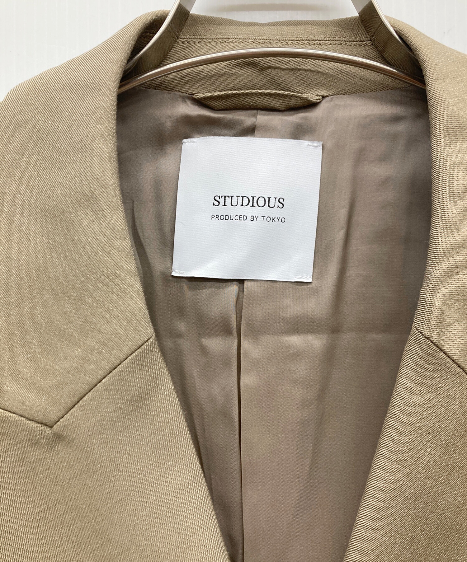 中古・古着通販】STUDIOUS (ステュディオス) セミピークダブルブレスト