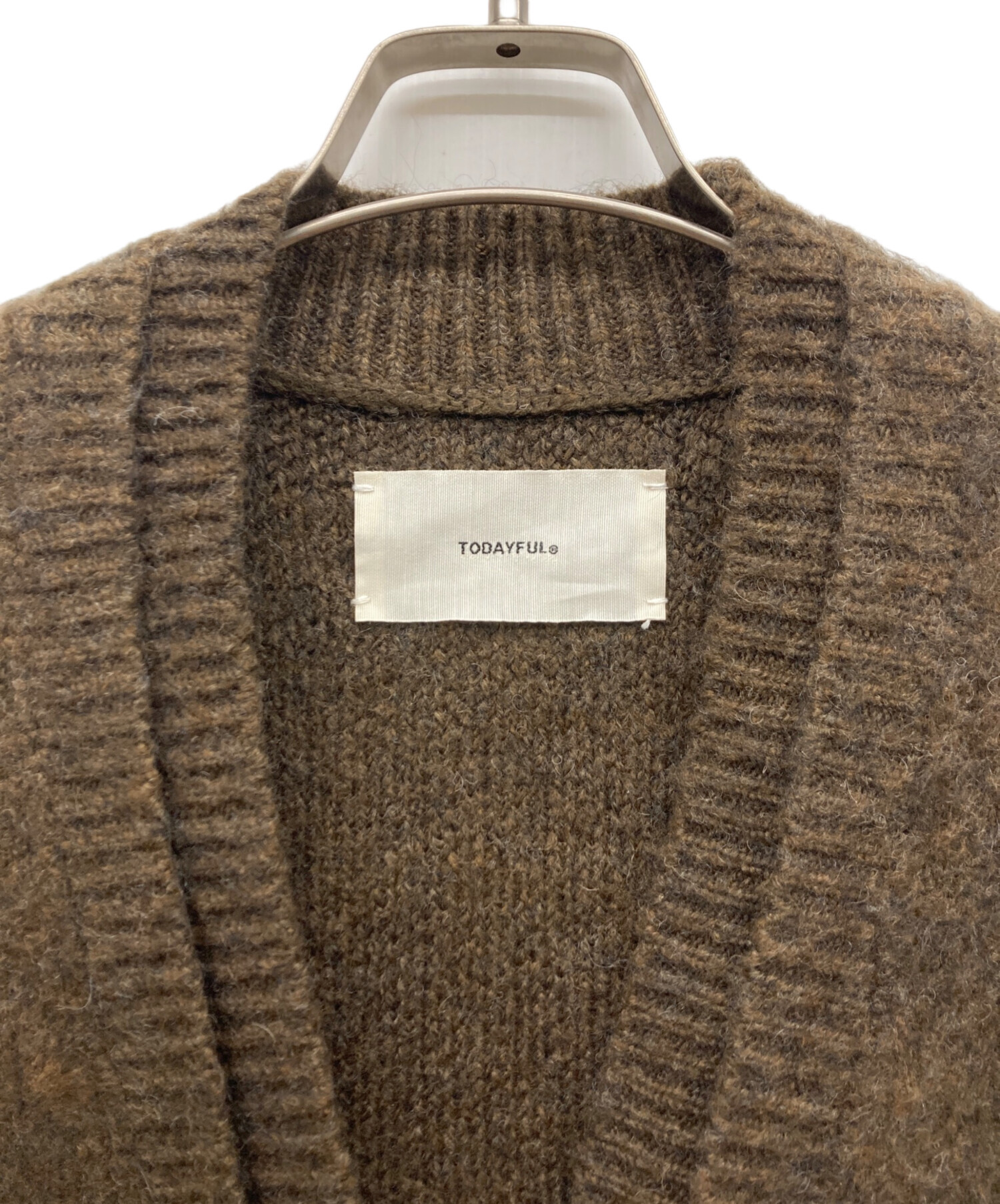 中古・古着通販】TODAYFUL (トゥデイフル) Brashed Vneck Cardigan