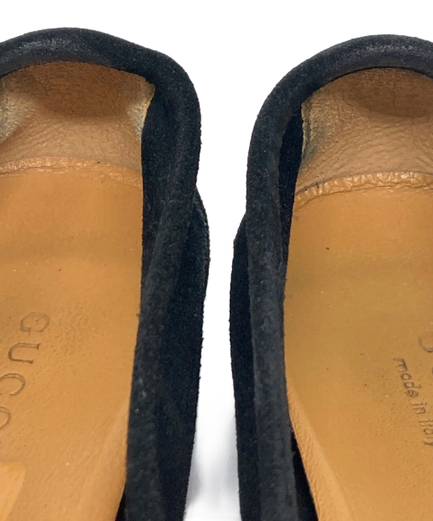 中古・古着通販】GUCCI (グッチ) ホースビットスエードローファー