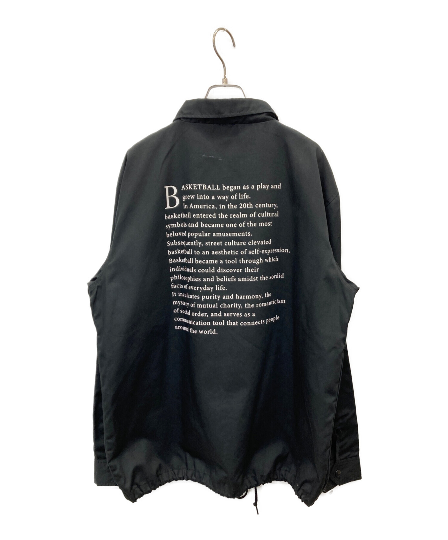 中古・古着通販】APPLEBUM (アップルバム) コーチジャケット ブラック