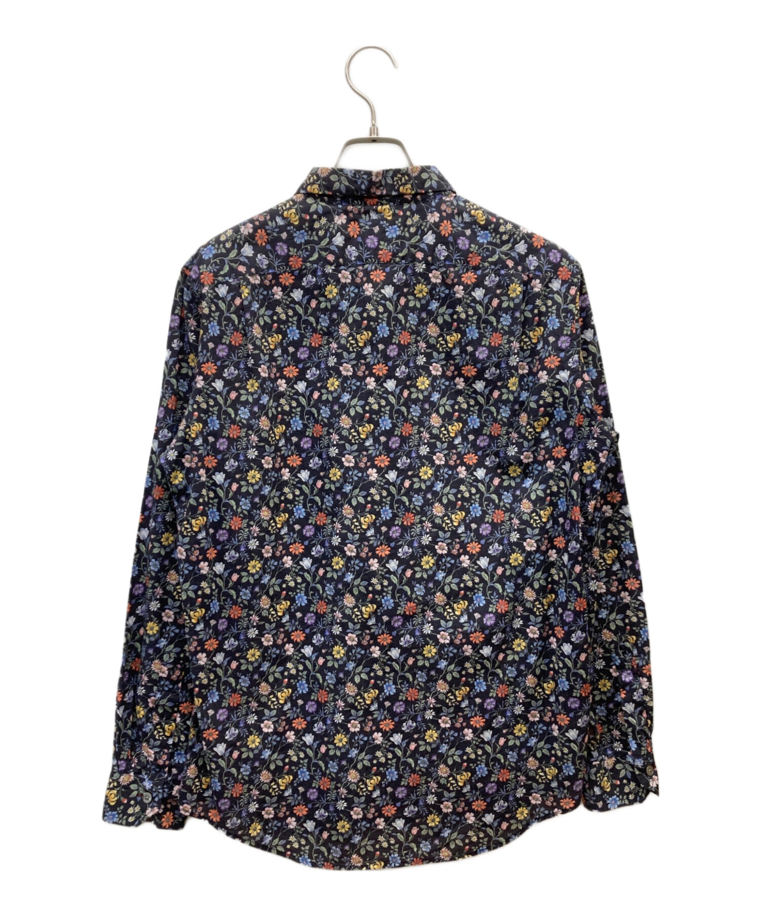 中古・古着通販】PAUL SMITH (ポールスミス) 花柄シャツ ネイビー