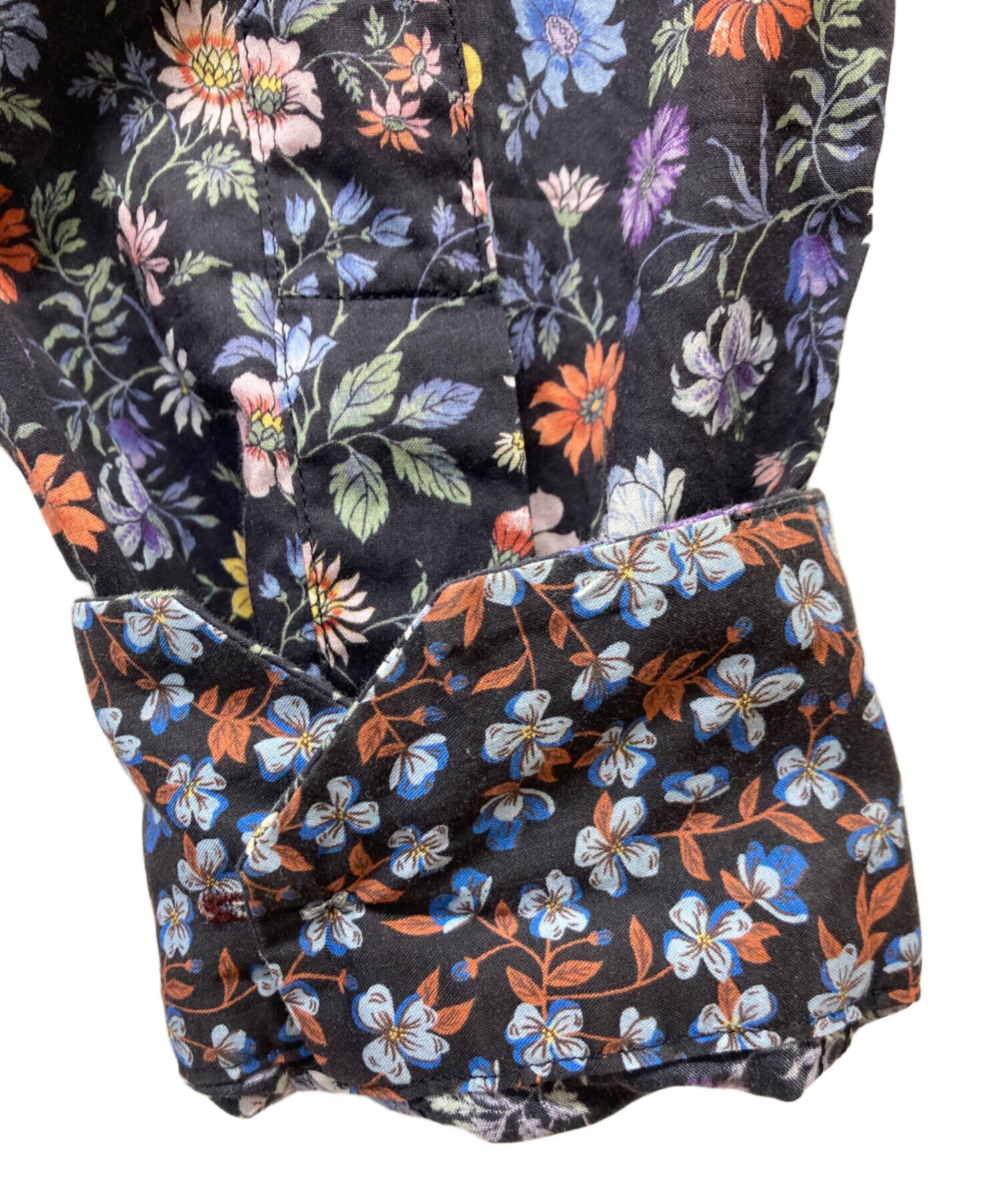 中古・古着通販】PAUL SMITH (ポールスミス) 花柄シャツ ネイビー