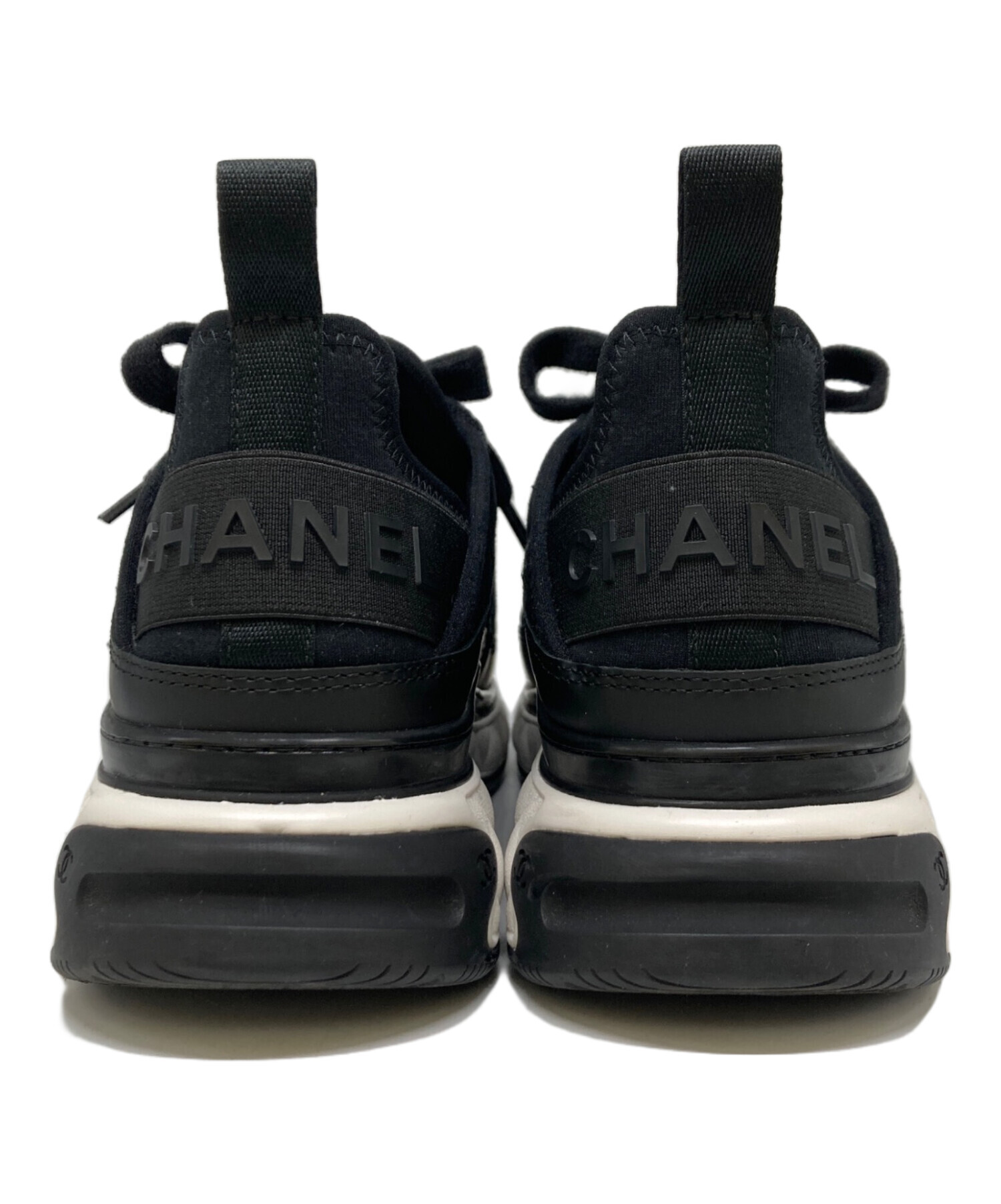 中古・古着通販】CHANEL (シャネル) ココマーク スニーカー ブラック