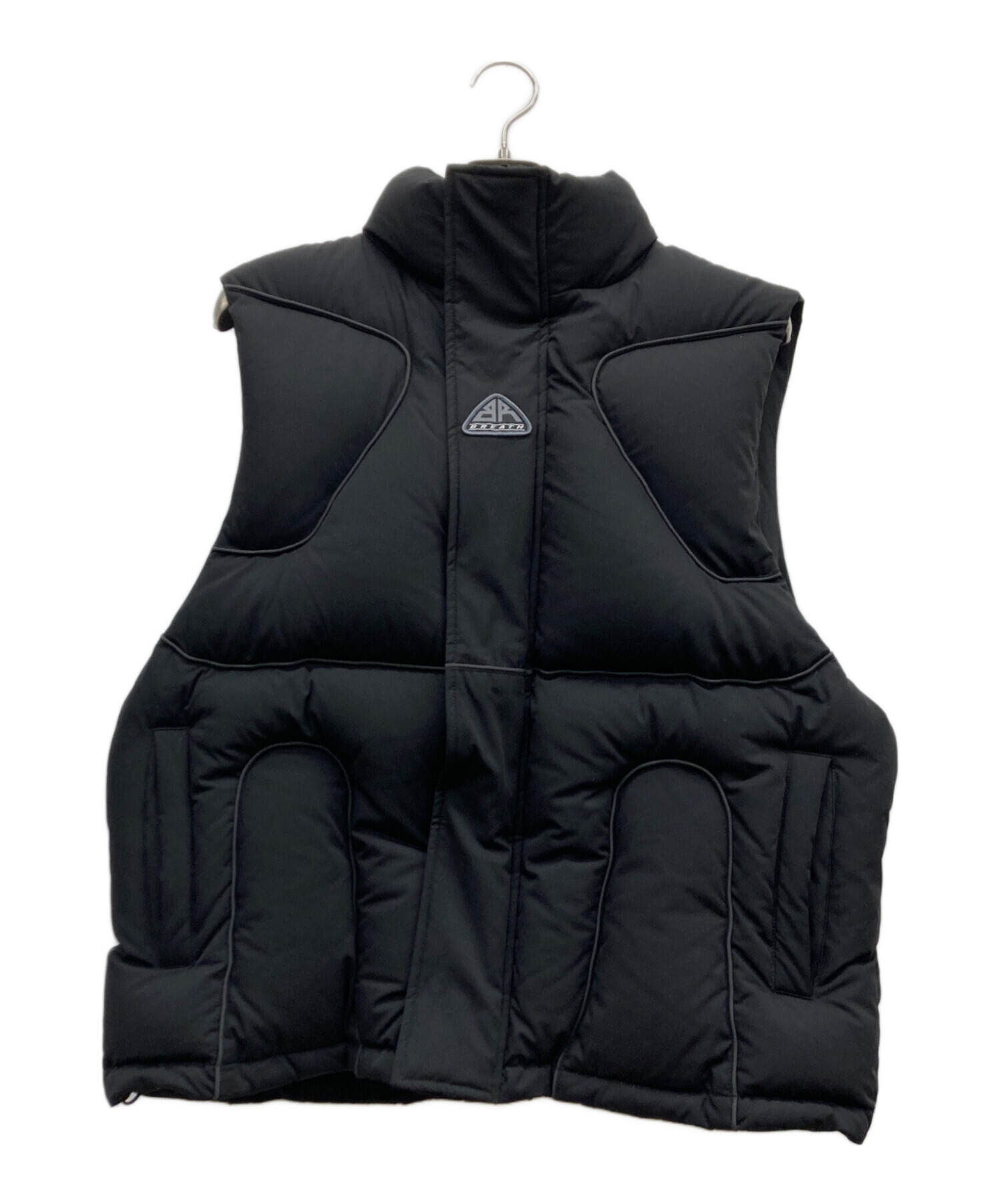 【中古】未使用品 ブレス Breath 23AW TECH PIPING DOWN VEST テックパイピング ダウンベスト M オリーブ 中古・古着通販】BREATH (ブレス) TECH PIPING DOWN VEST ブラック