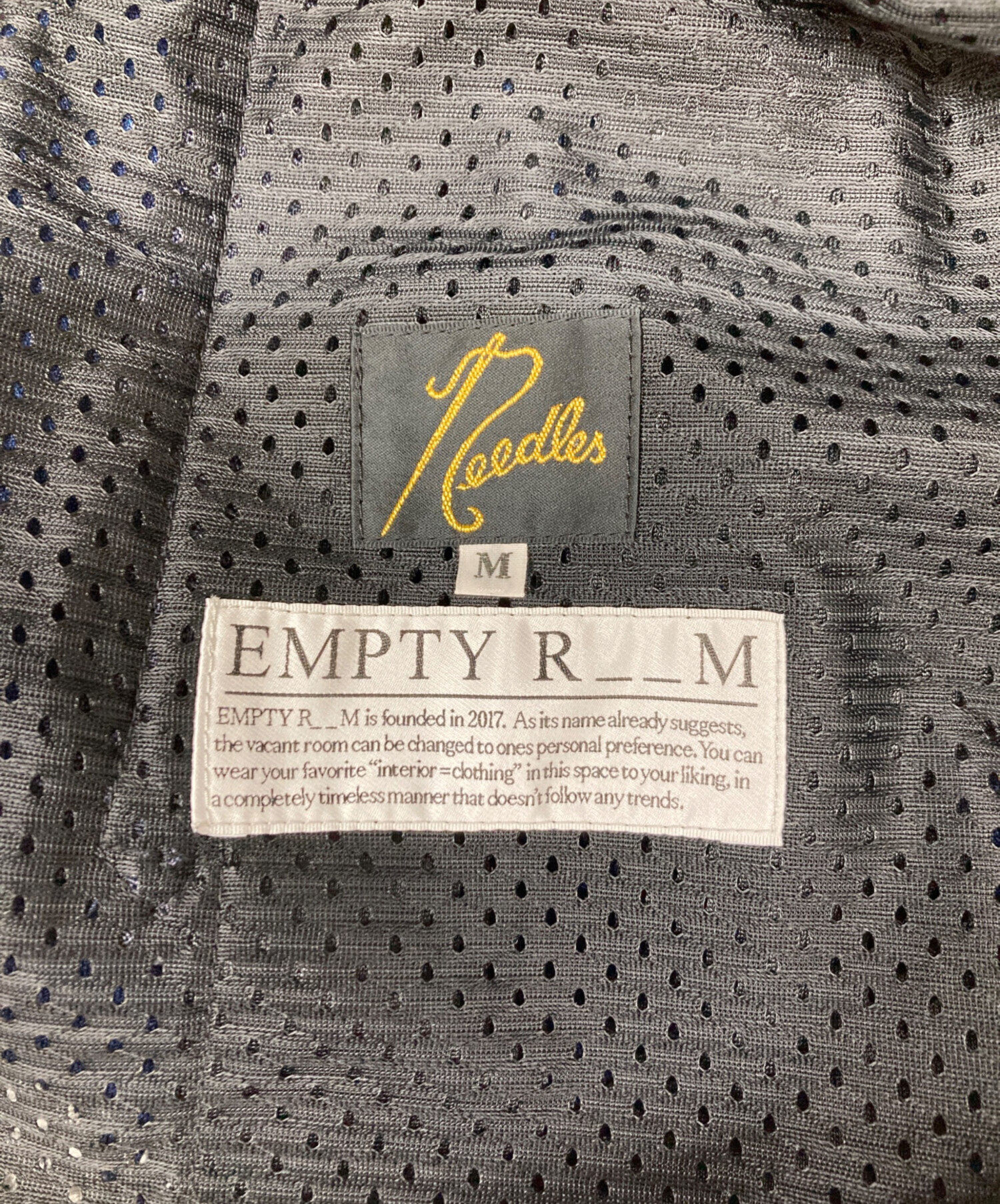 中古・古着通販】Needles (ニードルズ) EMPTY R＿＿M トラックパンツ
