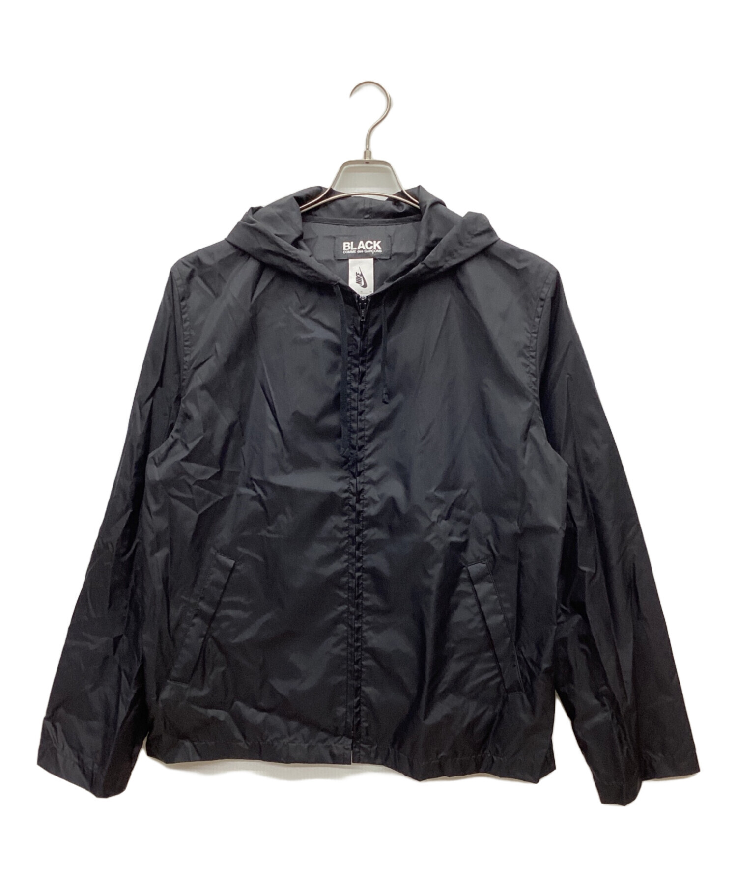 Nike ブラック ジャケット XL TEJ-101ブラックコムデギャルソン 中古・古着通販】NIKE (ナイキ) BLACK COMME des GARCONS (ブラック