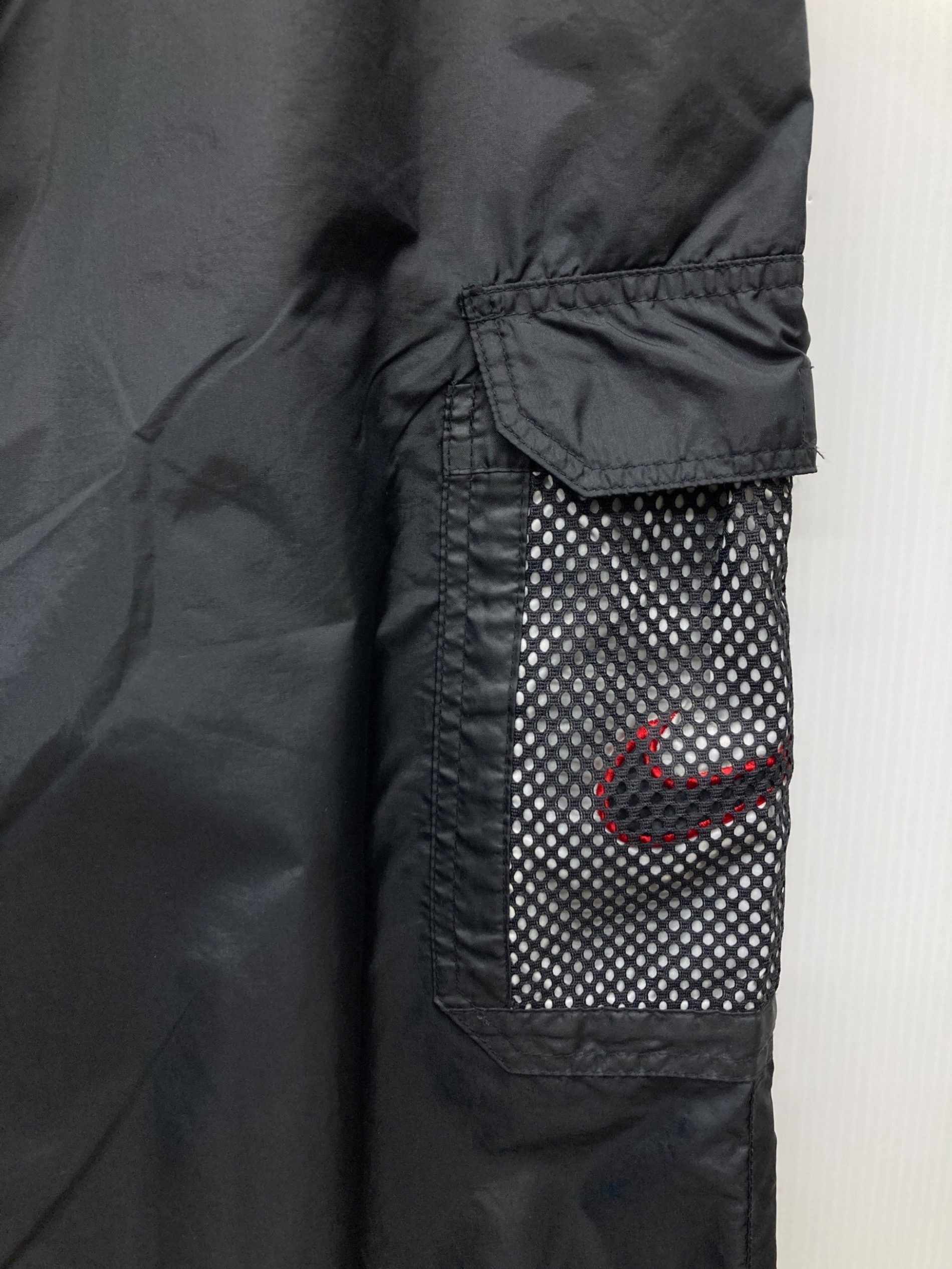 中古・古着通販】NIKE (ナイキ) 90sナイロンカーゴパンツ ブラック