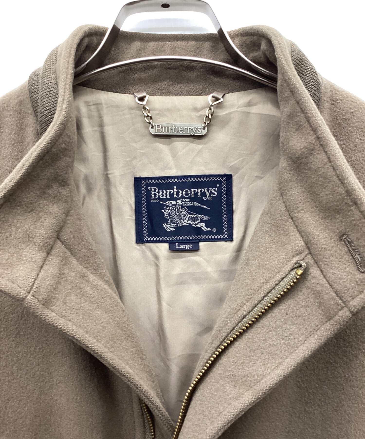 中古・古着通販】Burberry's (バーバリーズ) ウールブルゾン ブラウン