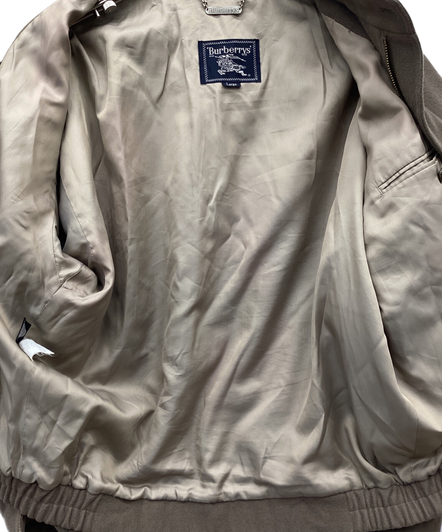 中古・古着通販】Burberry's (バーバリーズ) ウールブルゾン ブラウン