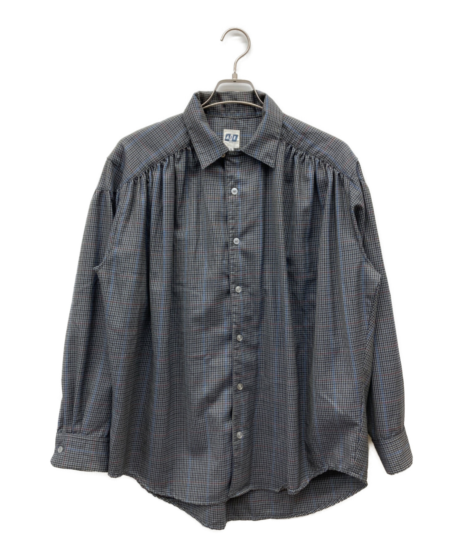 中古・古着通販】AiE (エーアイイー) PAINTER SHIRT グレー サイズ:S