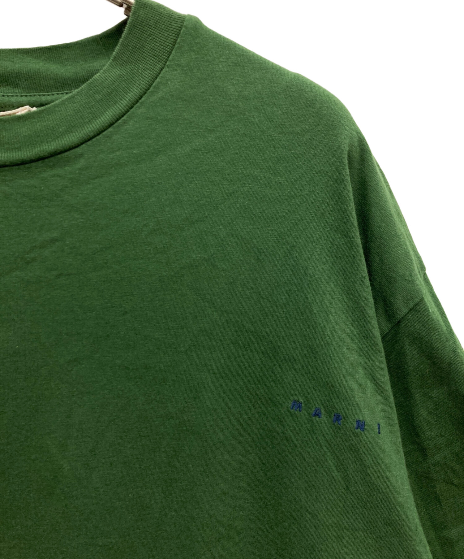 中古・古着通販】MARNI (マルニ) ミニロゴtシャツ グリーン サイズ:46 