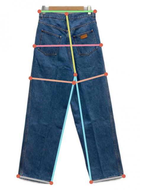 中古・古着通販】Cristaseya (クリスタセヤ) HIGH-WAISTED JEANS