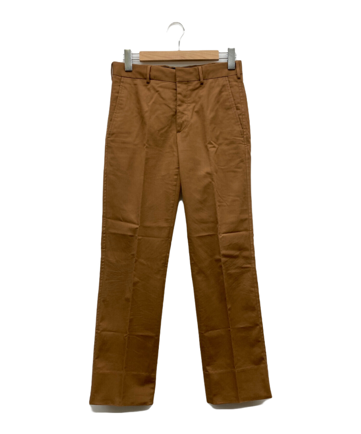 中古・古着通販】PRADA (プラダ) コットントラウザー ブラウン サイズ