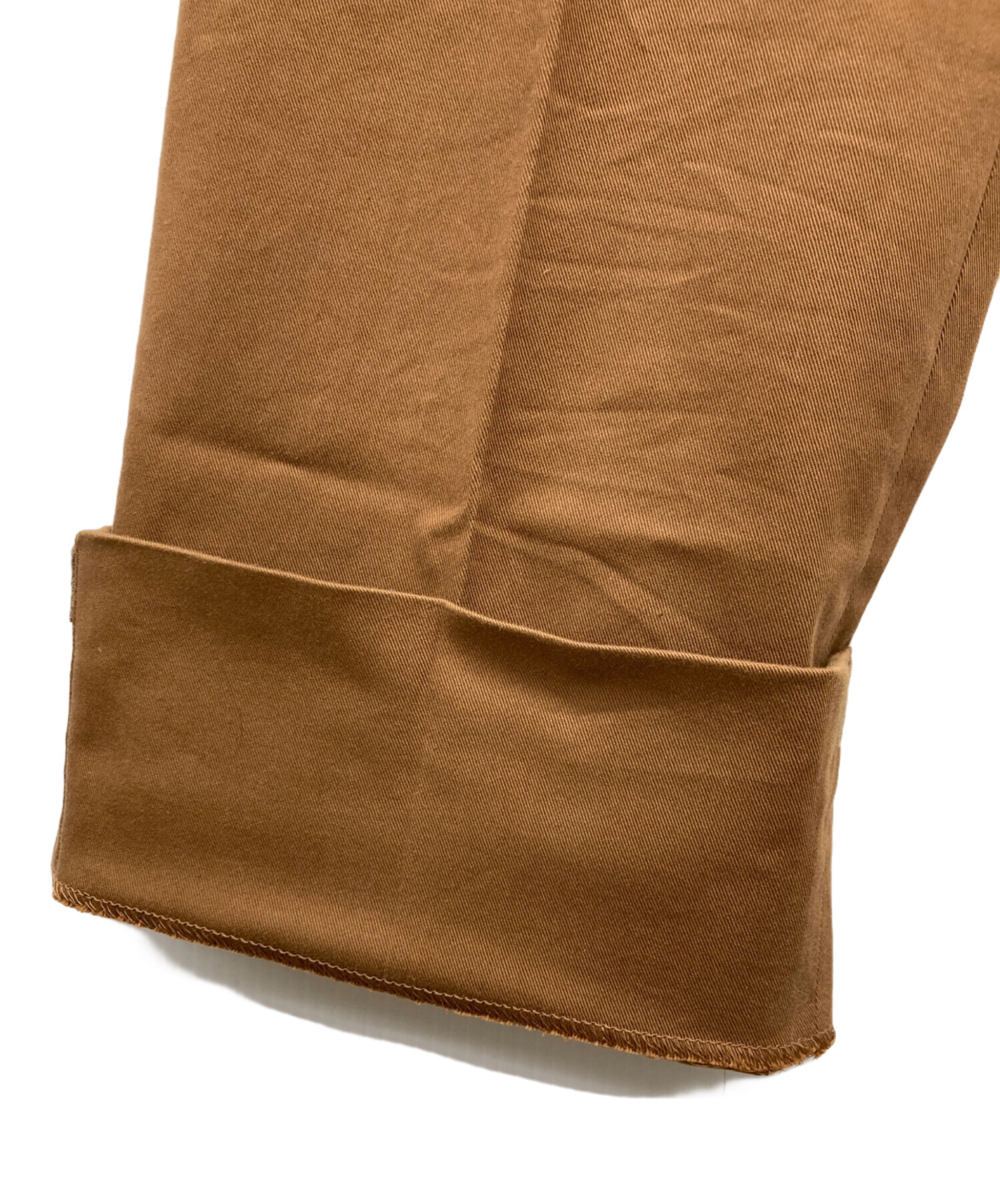 中古・古着通販】PRADA (プラダ) コットントラウザー ブラウン サイズ