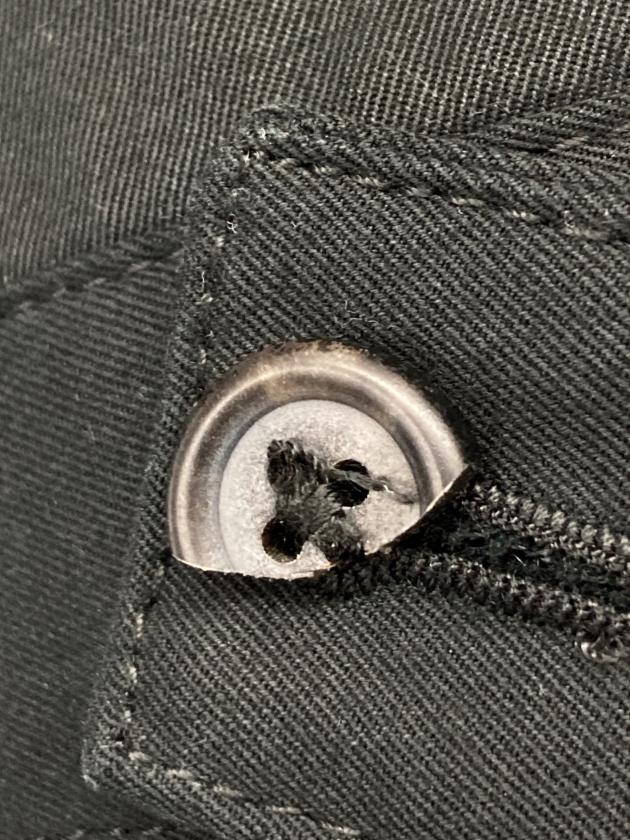 中古・古着通販】PRADA (プラダ) 裾ボタンスリムパンツ ブラック