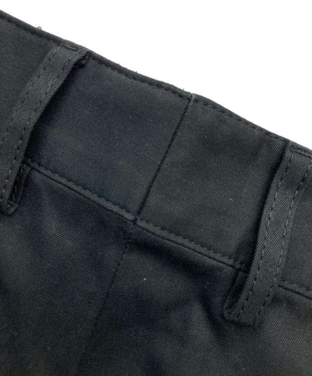 中古・古着通販】PRADA (プラダ) 裾ボタンスリムパンツ ブラック