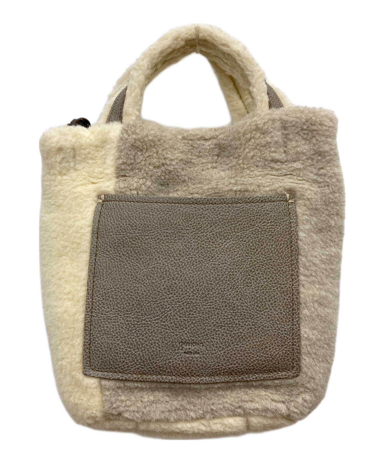 Ecellent cost Vintage original バーゲン 中古・古着通販】genten (ゲンテン) パーチェ 2WAYバッグ アイボリー