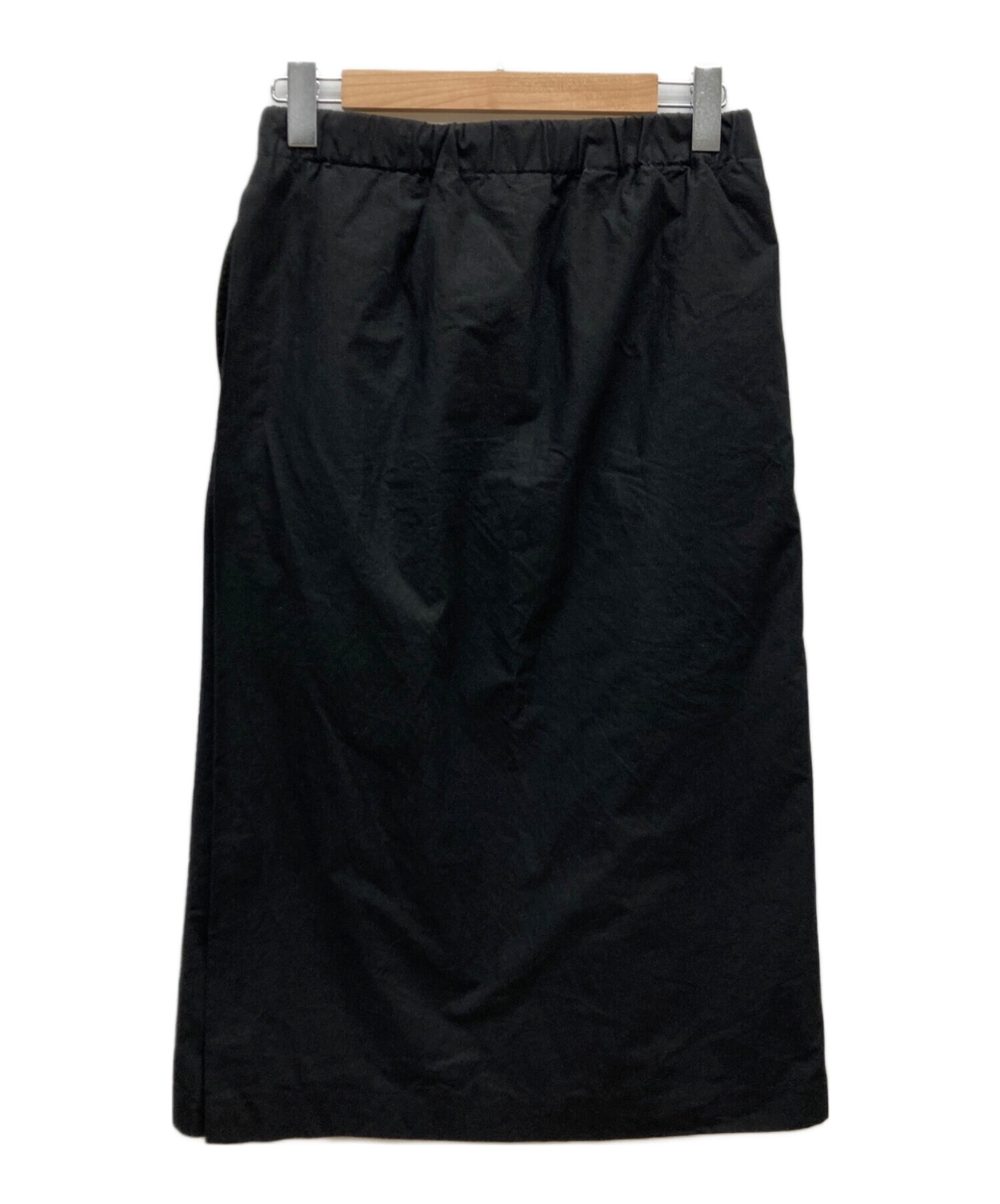 中古・古着通販】yoli (ヨリ) 24AW Cotton tight skirt ブラック