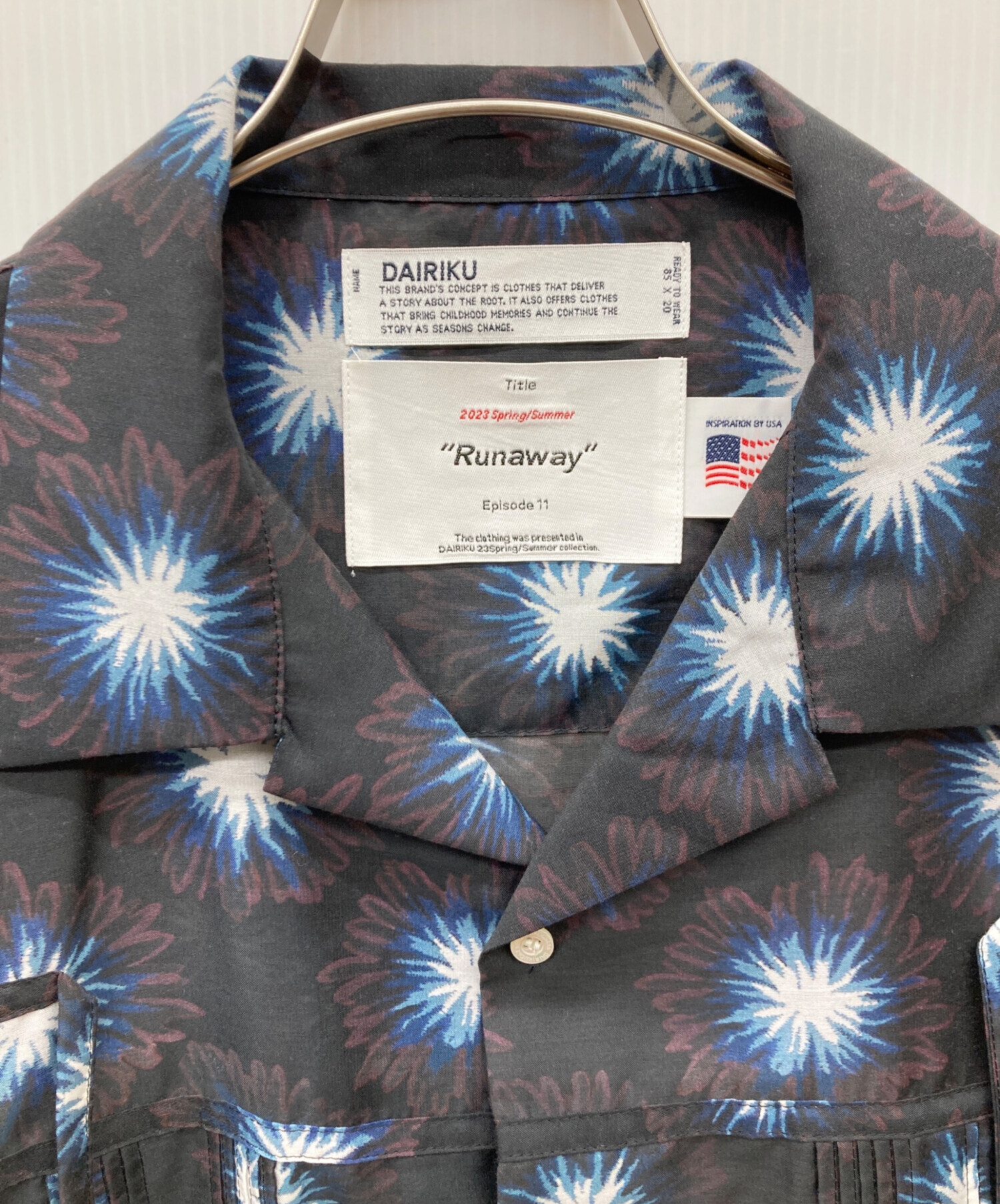 トップス DAIRIKU 23ss Flower Aloha Shirt 中古・古着通販】DAIRIKU (ダイリク) 23SS Flower Aloha Shirt
