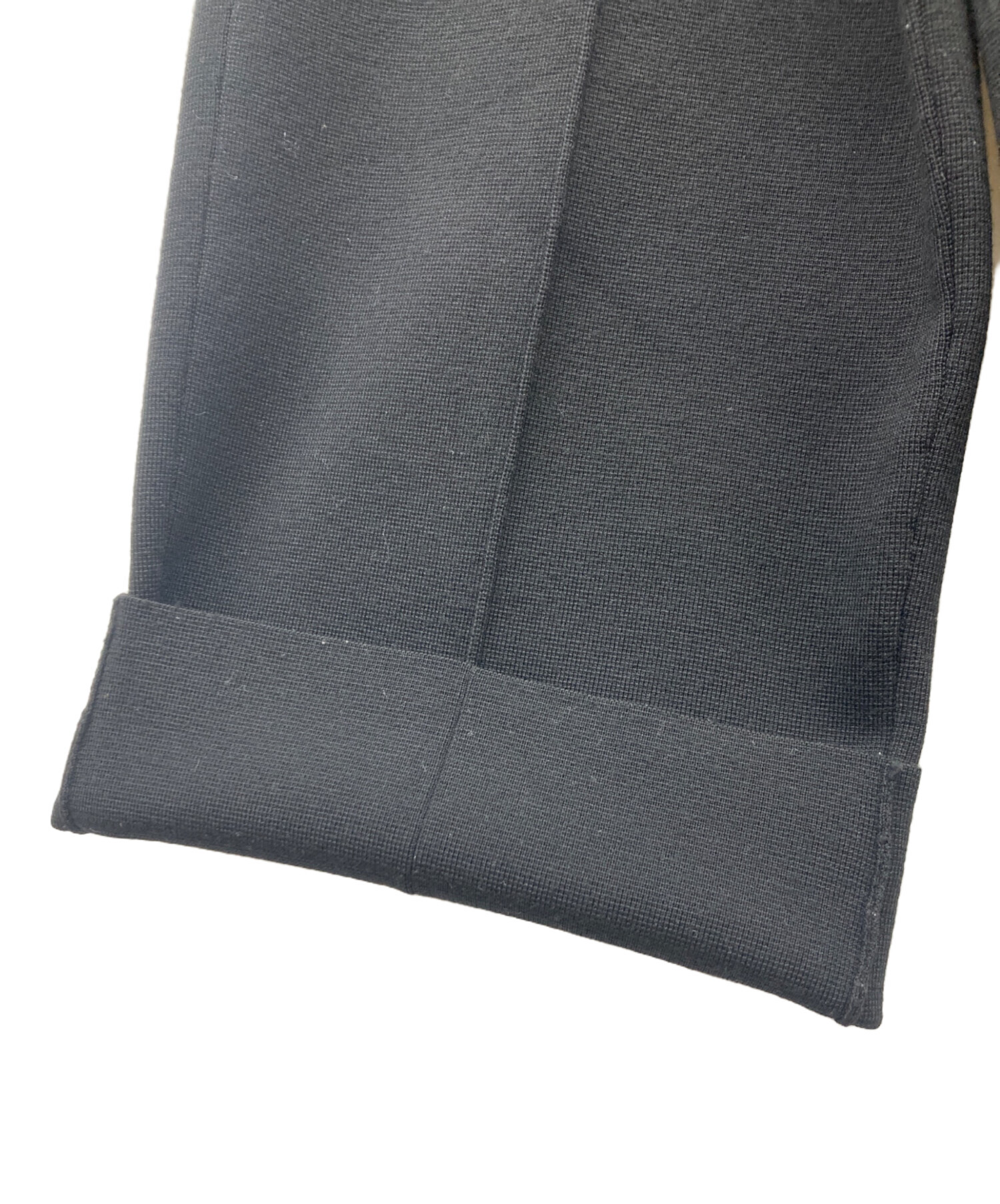 中古・古着通販】LOHEN (ローヘン) ミラノリブピンタックワイドパンツ