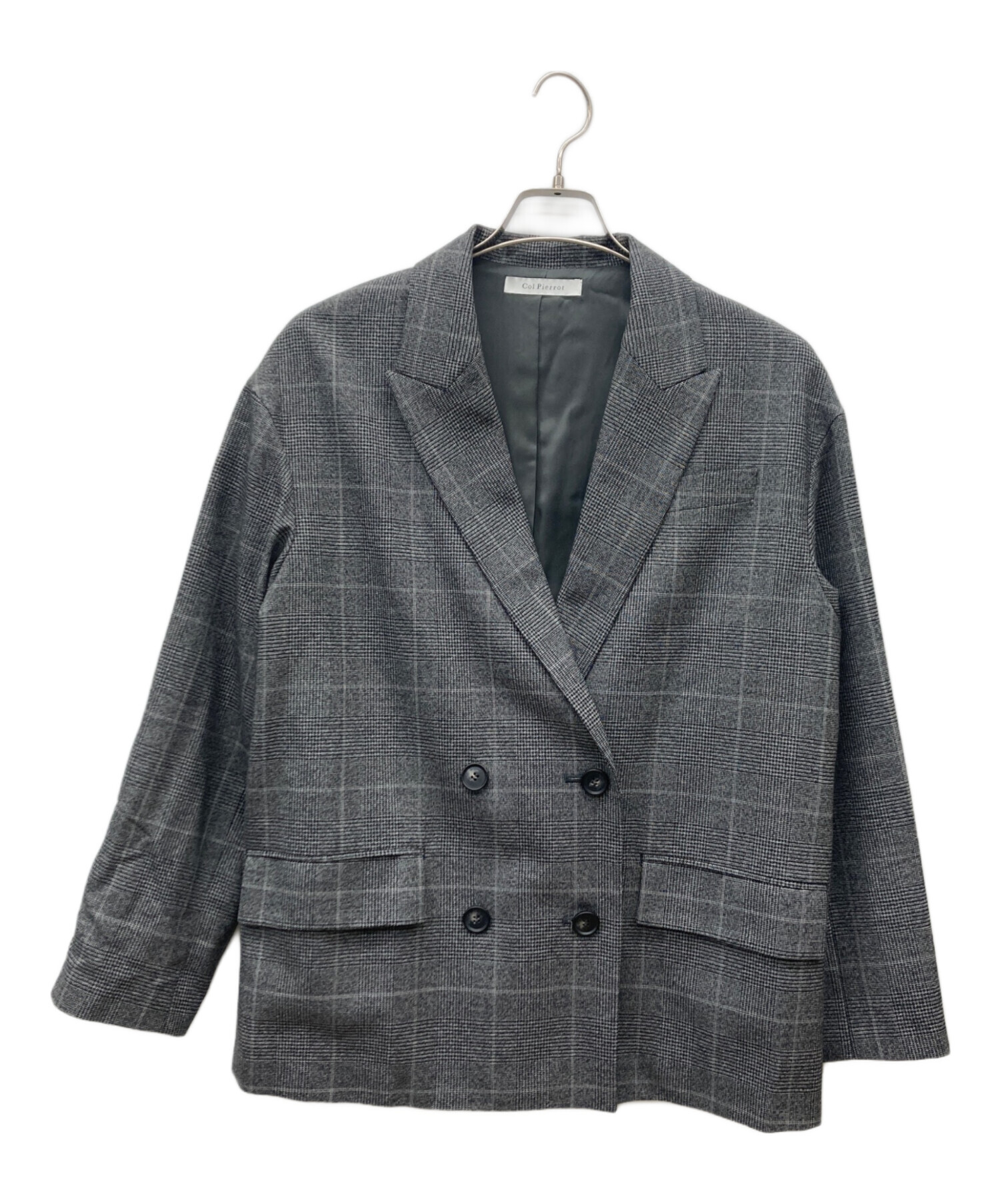 新品タグ付き　Col Pierrot★コルピエロ　チェックジャケット 中古・古着通販】Col Pierrot (コルピエロ) ESTNATION