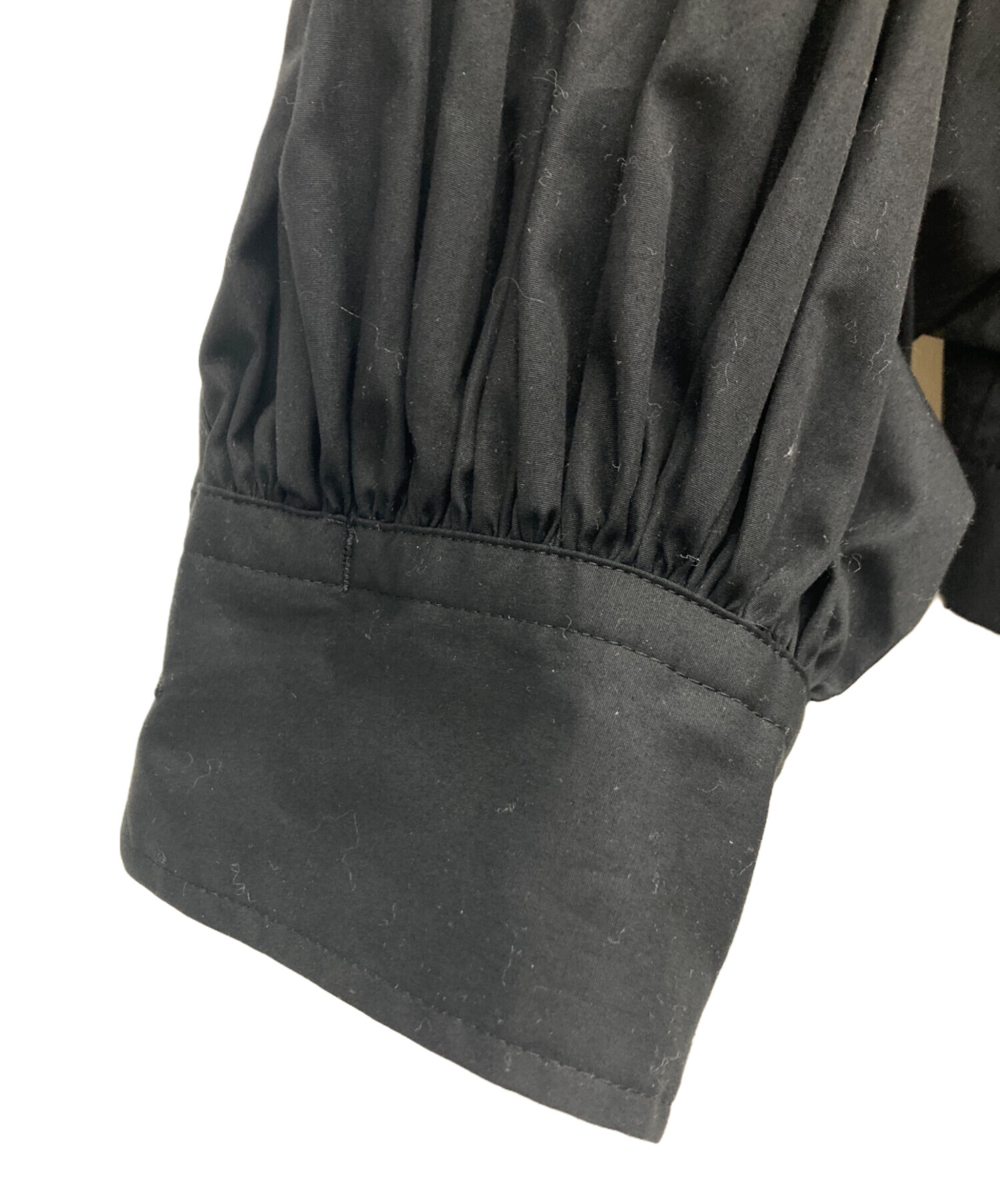 中古・古着通販】HYKE (ハイク) 25SS COTTON BALLOON SLEEVE BLOUSE 