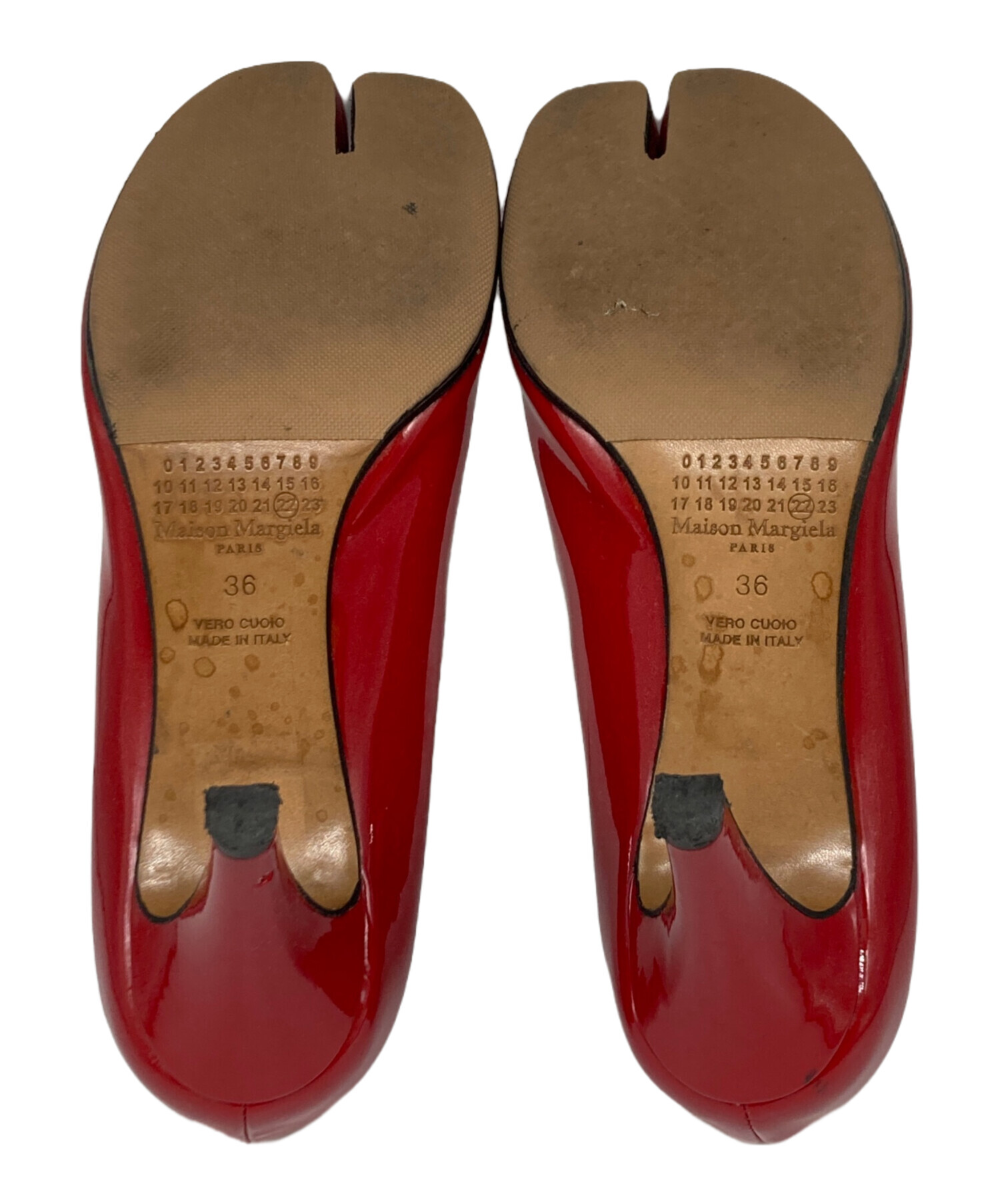 t*m様 アートデザイン アクリル バック　ヴィンテージ　赤いハイヒール 中古・古着通販】Maison Margiela 22 (メゾンマルジェラ) 足袋エナメル