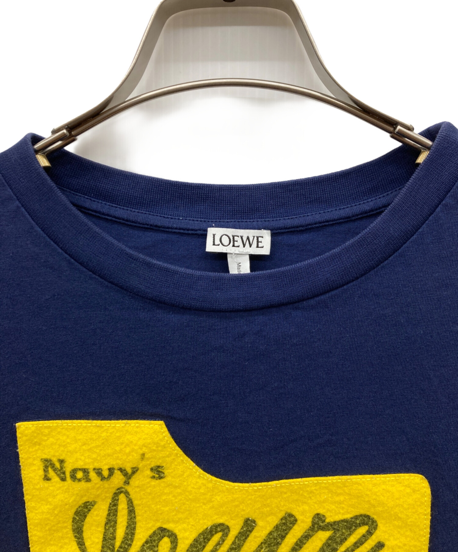Regular LOEWE ネイビー Tシャツ Lサイズ fit T-shirt in cotton Blue 
