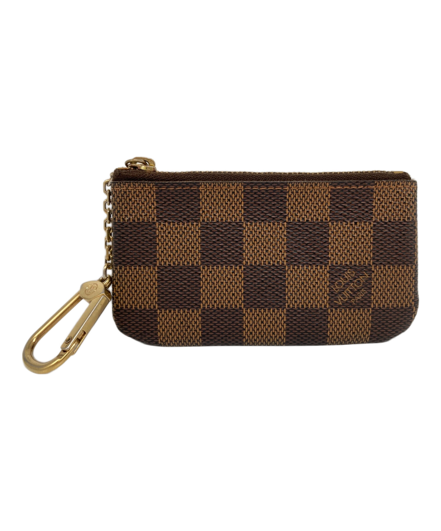 美品☆LOUIS VUITTON ルイヴィトン ダミエ ポシェットクレ 小銭入れ 中古・古着通販】LOUIS VUITTON (ルイ ヴィトン) ダミエ ポシェット