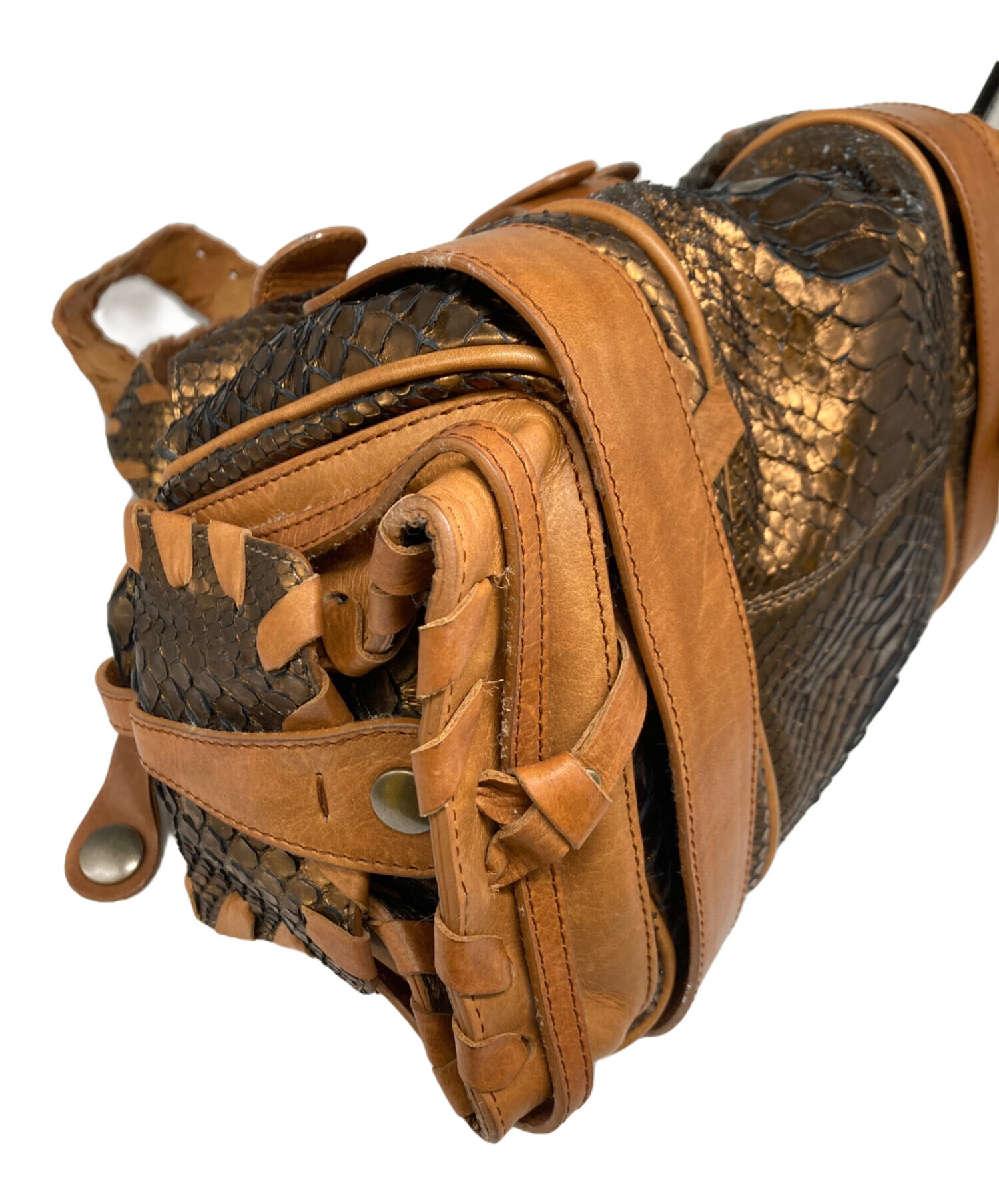 中古・古着通販】Chloe (クロエ) シルベラード メタリックパイソン