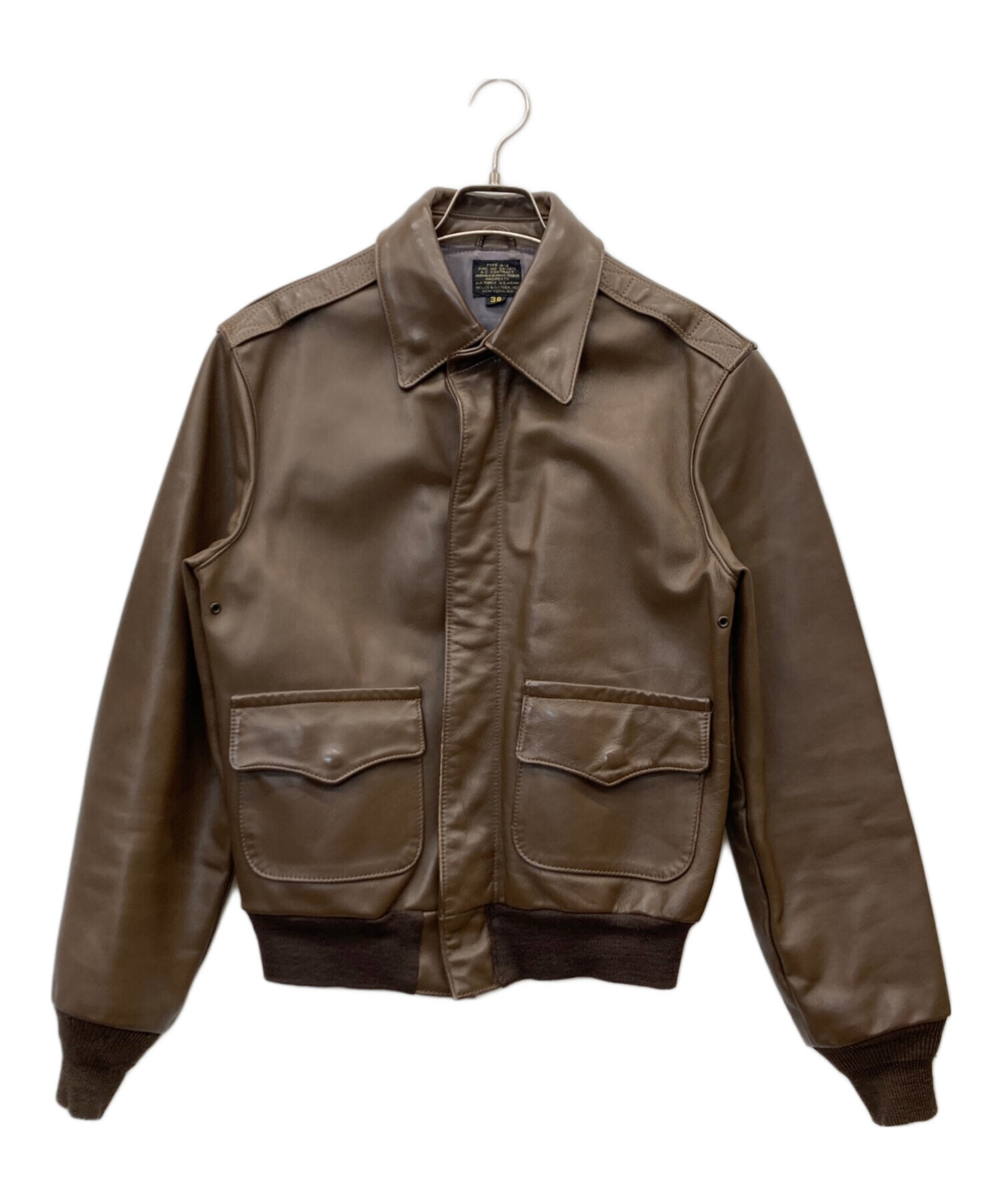 中古・古着通販】Willis&Geiger (ウィルスガイガー) TYPE A-2 レザー