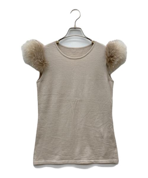 中古・古着通販】FOXEY (フォクシー) カシミヤノースリーブニット