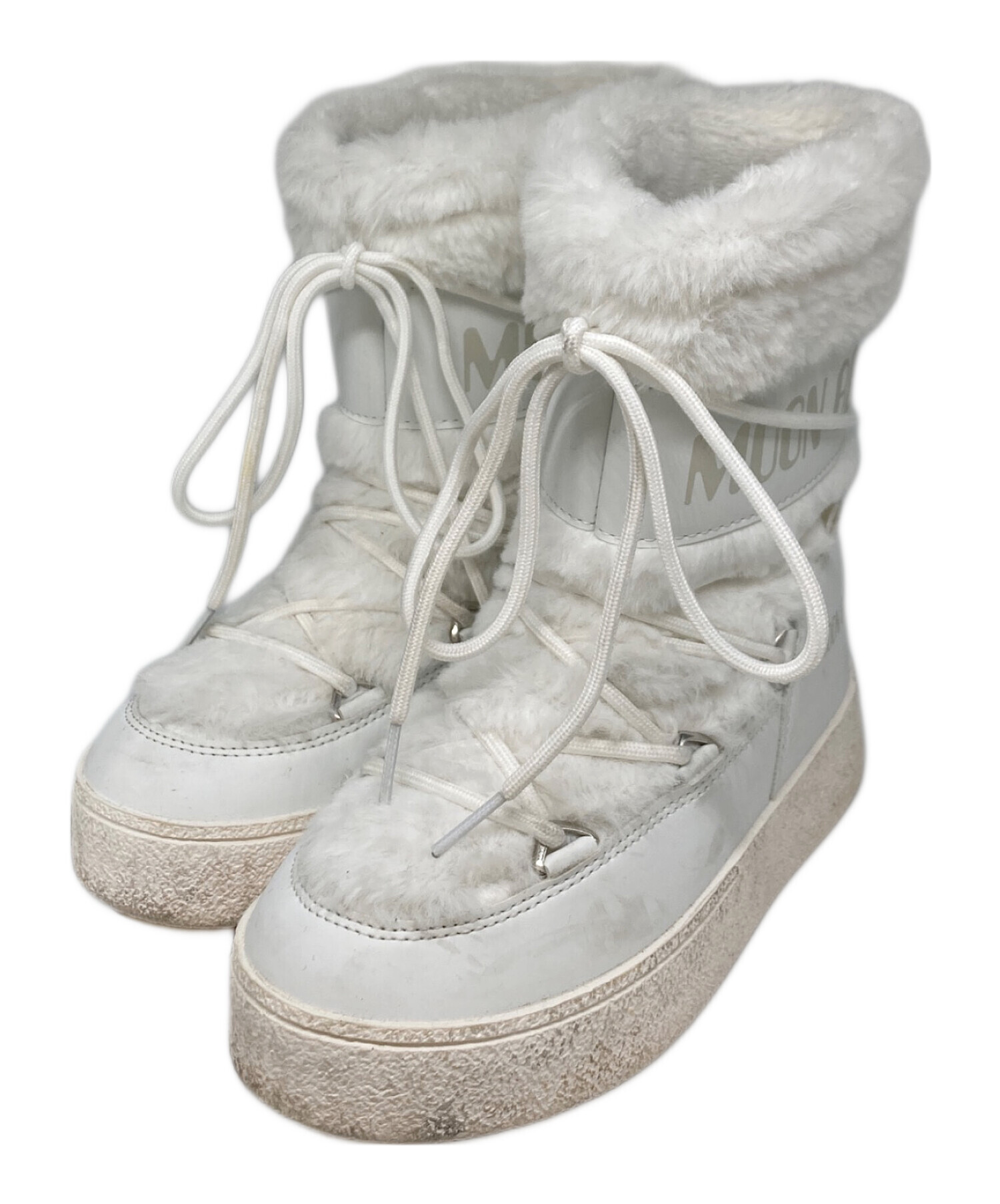 中古・古着通販】MOON BOOT (ムーンブーツ) ホワイトファームートン