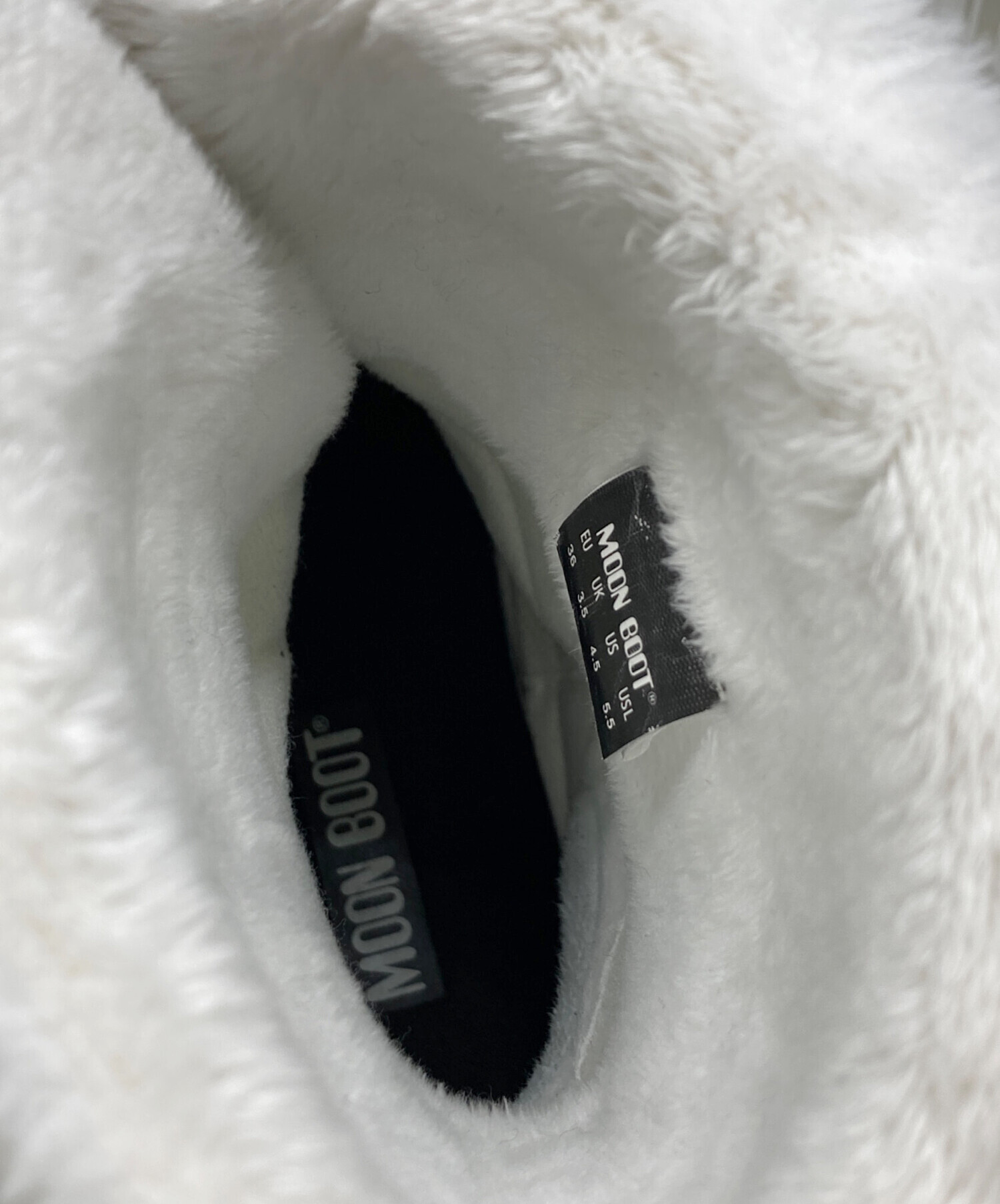 中古・古着通販】MOON BOOT (ムーンブーツ) ホワイトファームートン