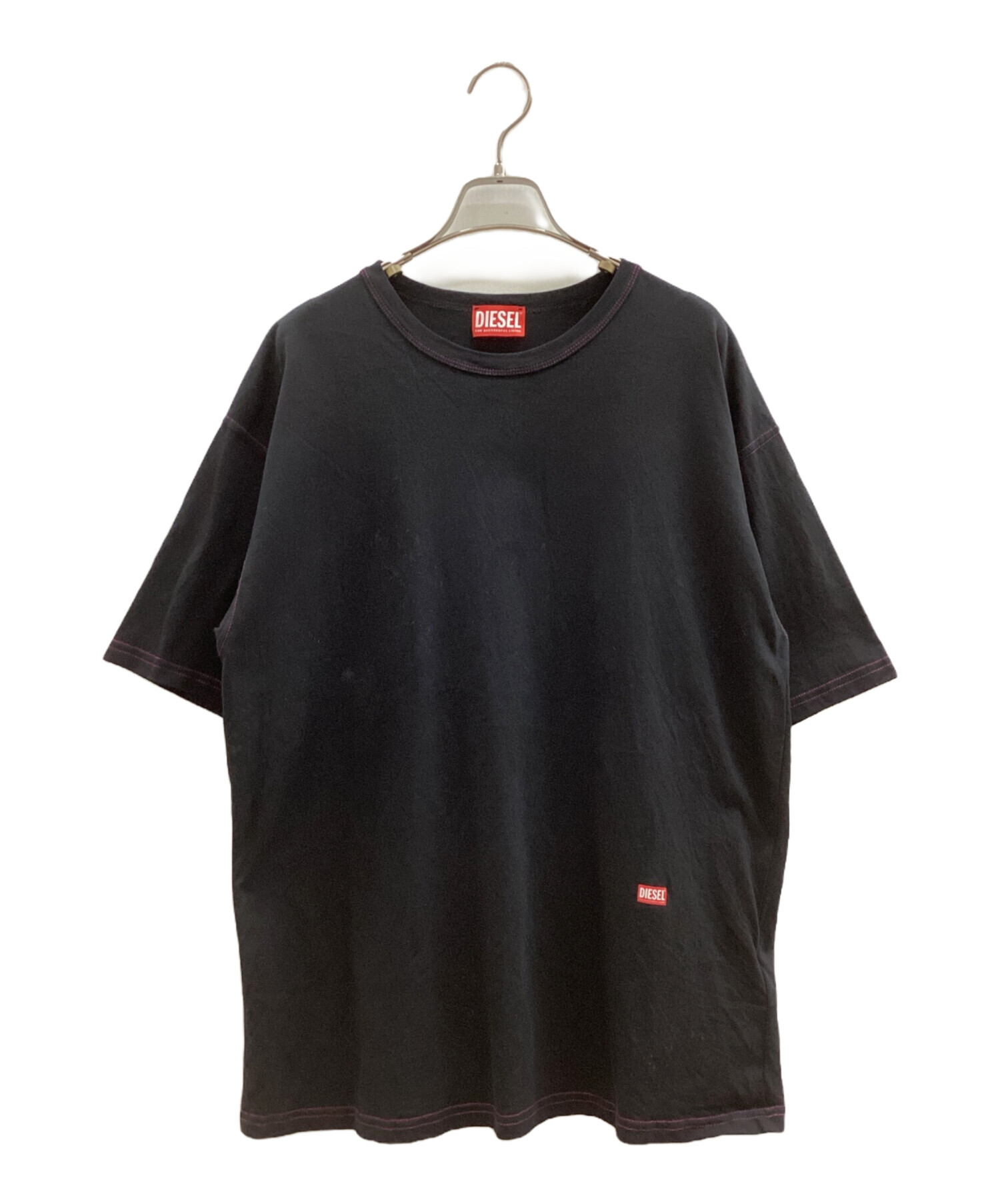 中古・古着通販】DIESEL (ディーゼル) バックプリントTシャツ ブラック 