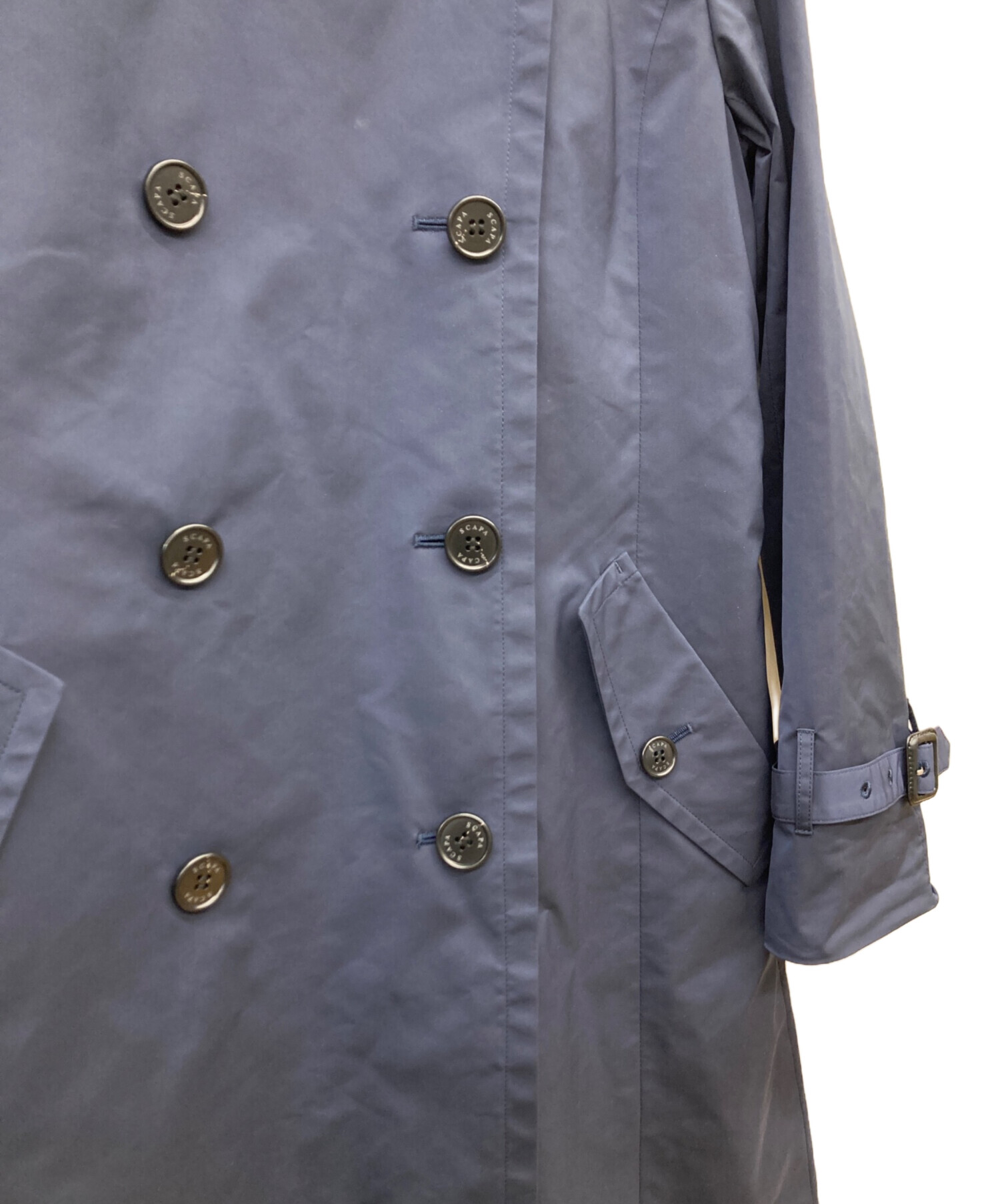 中古・古着通販】SCAPA (スキャパ) ストレッチタフタコート ネイビー