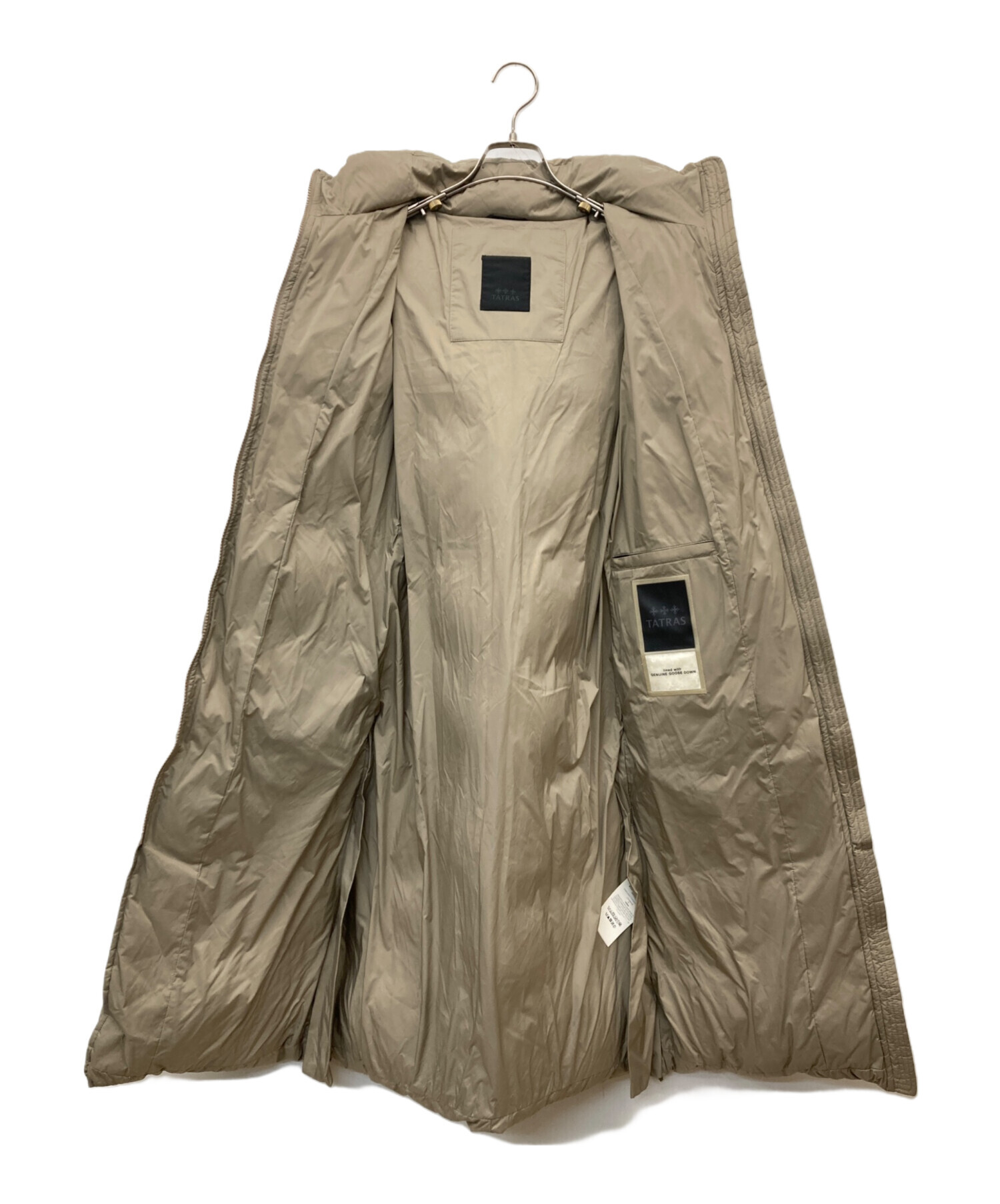 中古・古着通販】TATRAS (タトラス) SESTRIERE ダウンコート ベージュ 